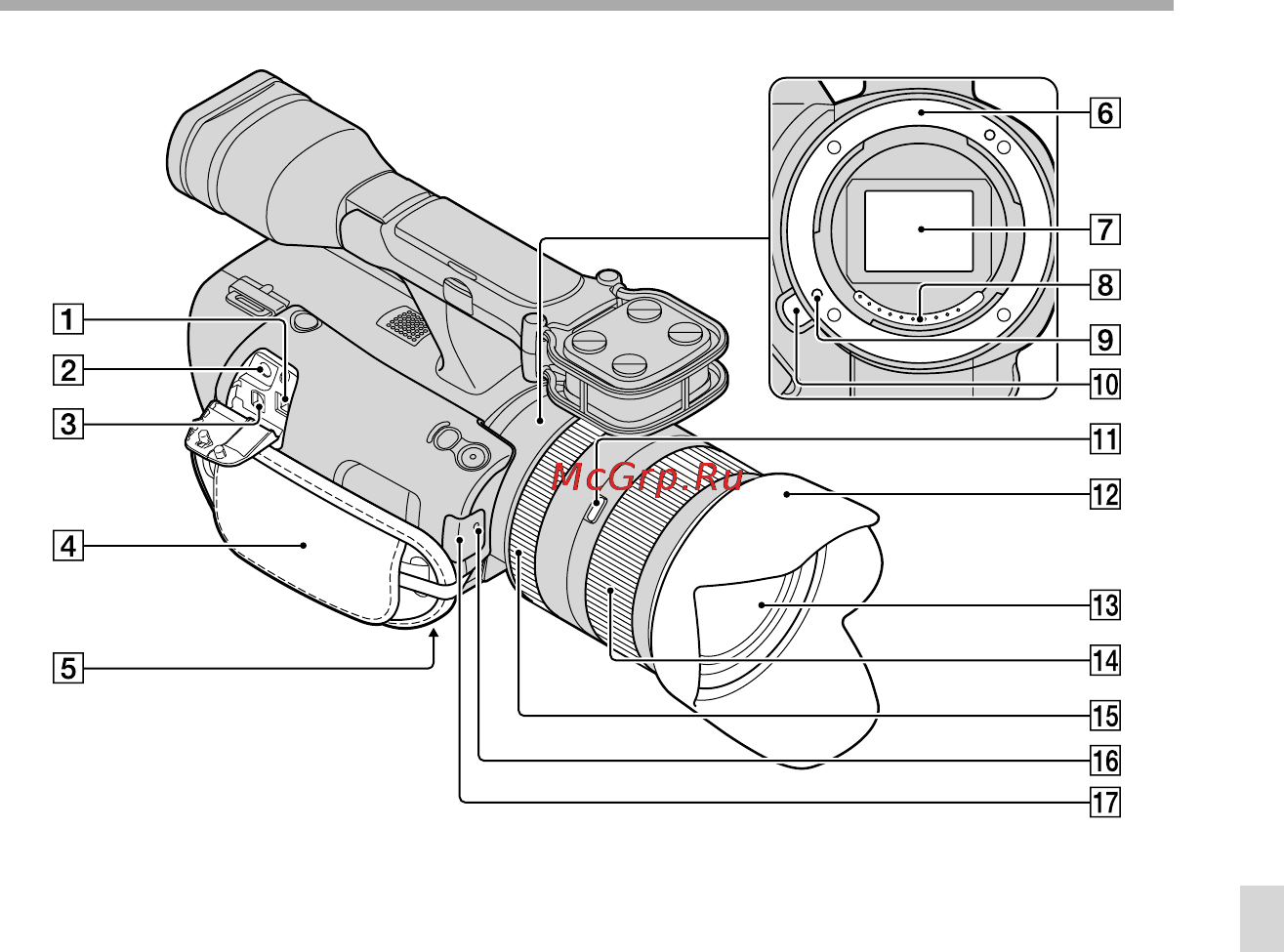 Sony NEX-VG20EH/BCEE Инструкция по эксплуатации онлайн [83/167] 71525