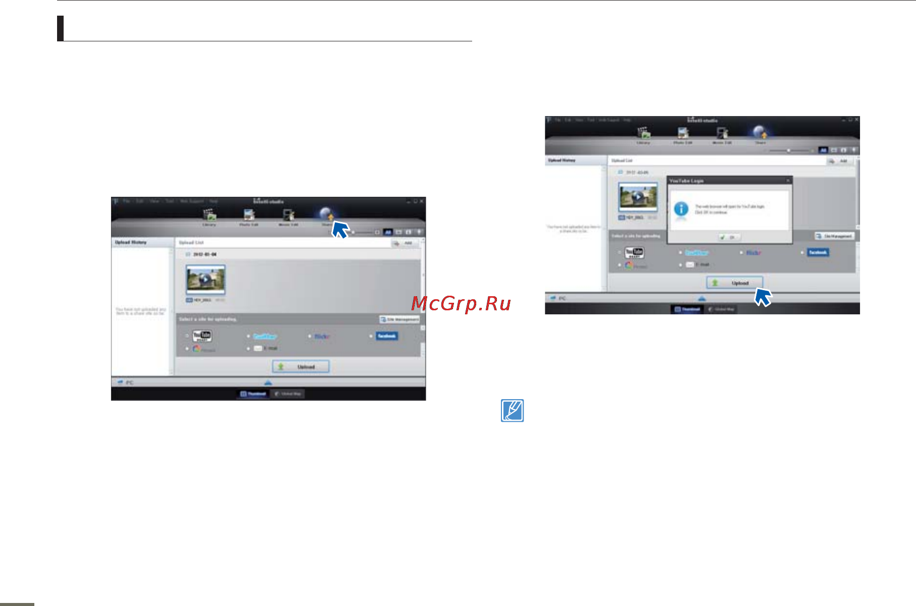 Samsung HMX-H430BP Black [100/121] Использование видеокамеры с компьютером под управлением ос windows
