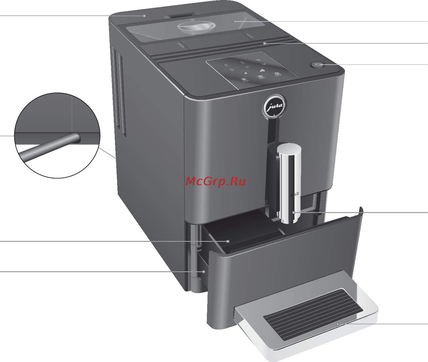 Jura ENA micro 1 EU [4/24] Элементы управления