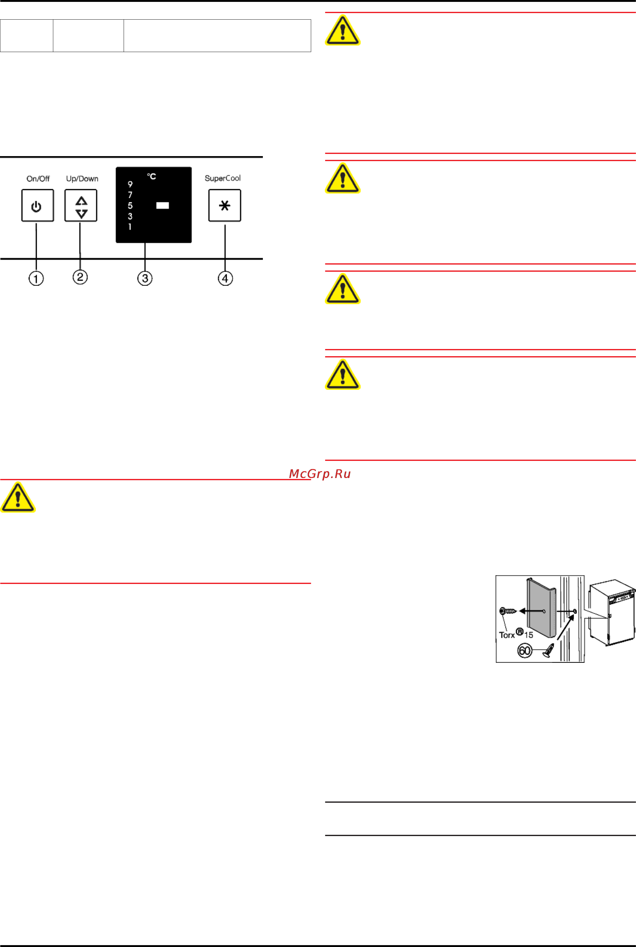 Liebherr UIK 1424-21 [4/10] Элементы управления и контроля