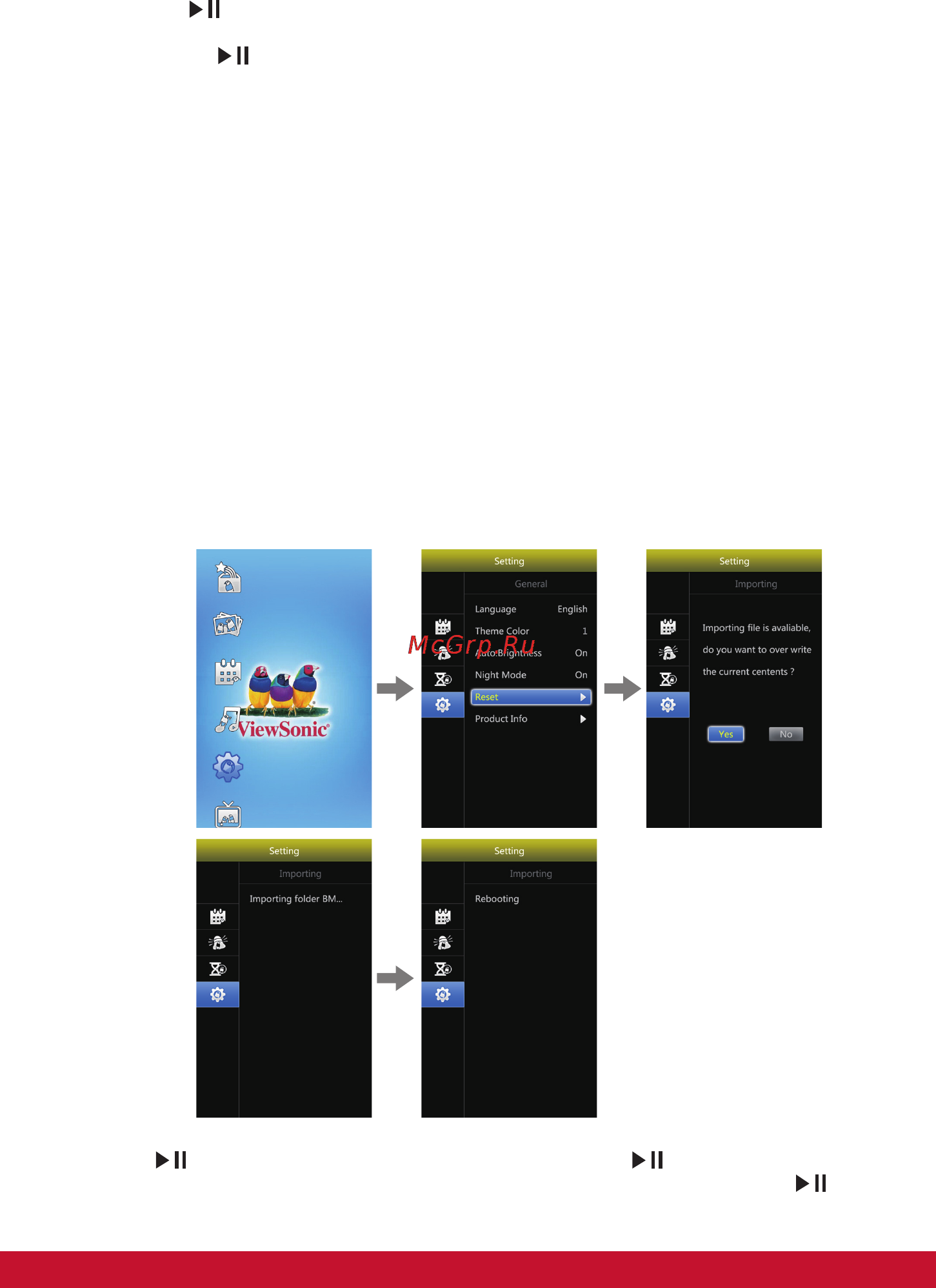 Viewsonic VFM670W-70E [8/13] Import electronic business cards импортирование электронных визиток