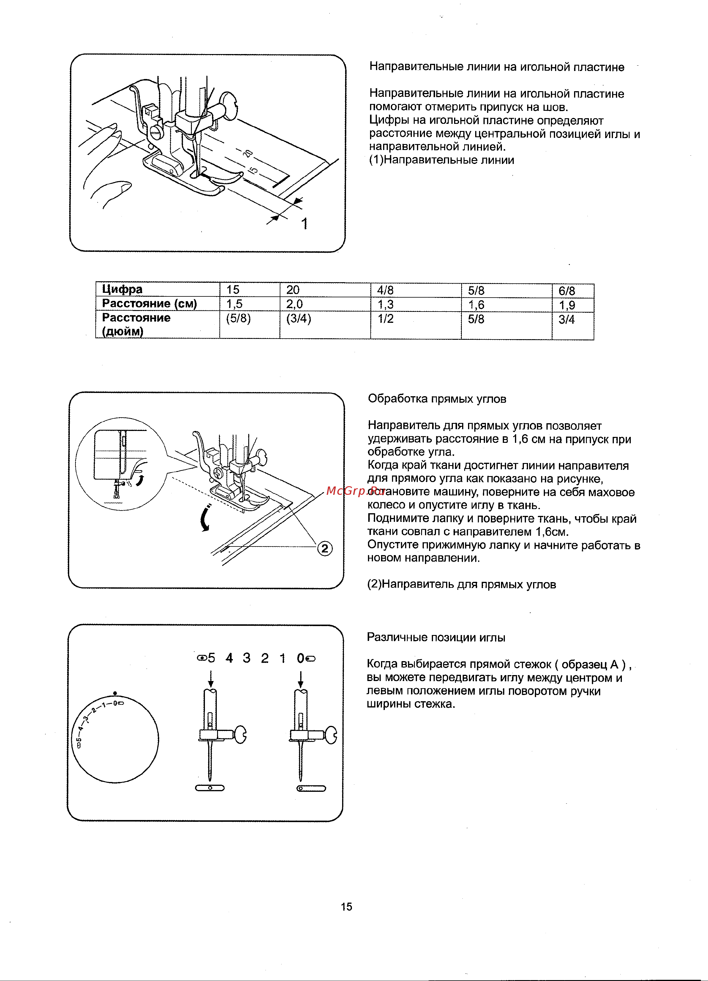 Janome VS 54S Инструкция по эксплуатации онлайн [17/34] 71826