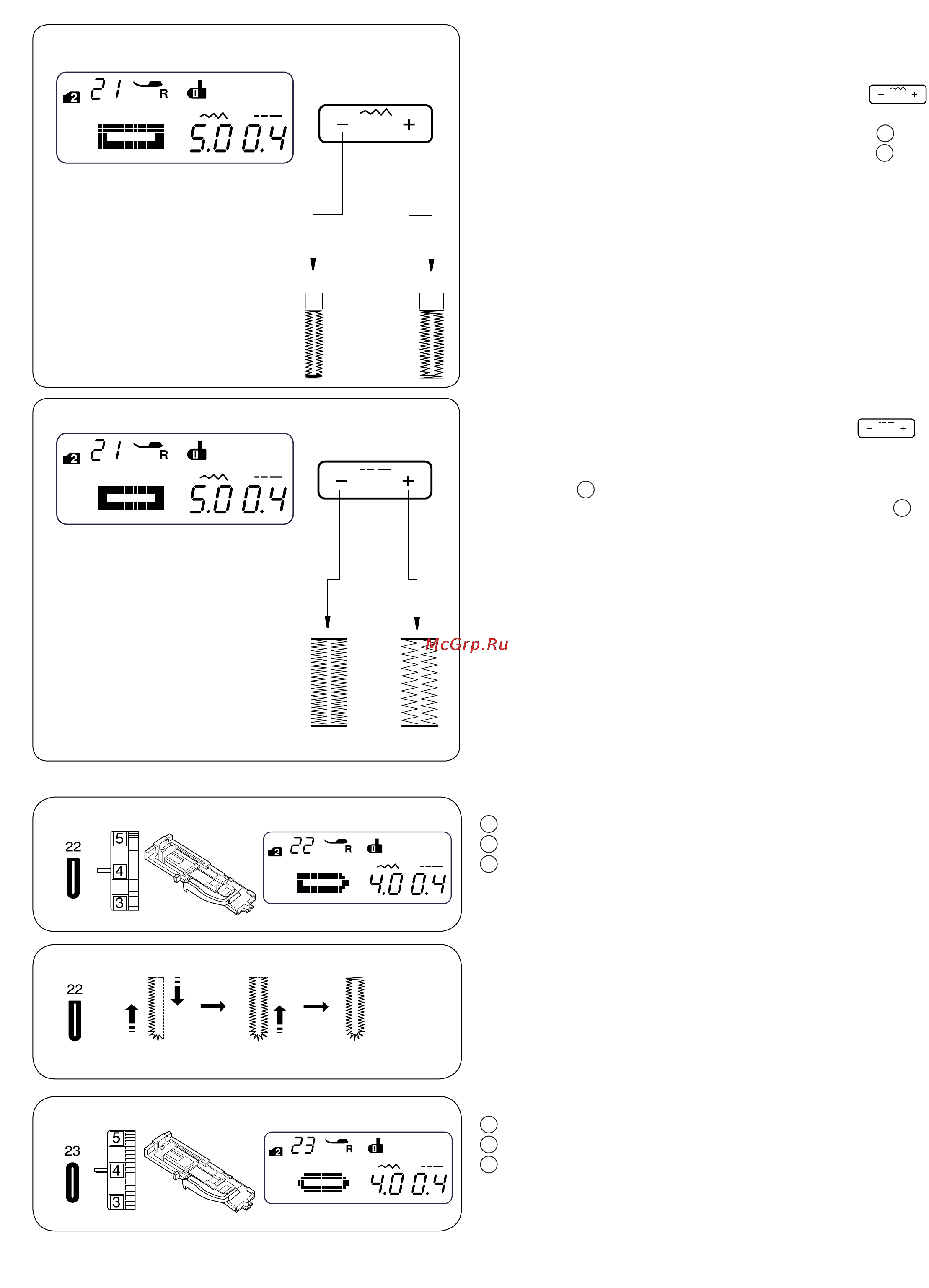 Janome DC 601 [40/67] Петля на тонких тканях