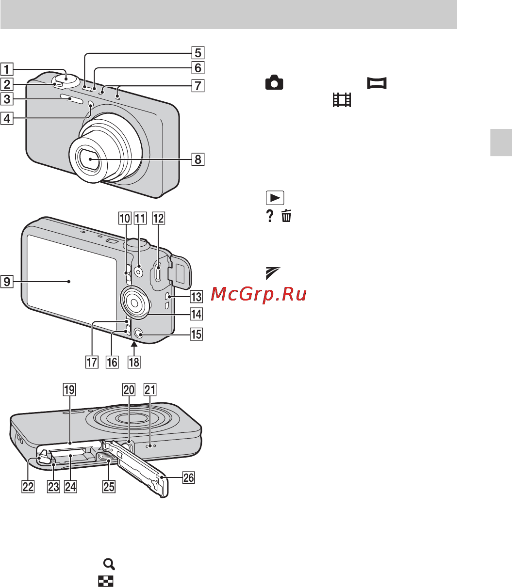 Sony DSC-WX100 Silver [9/100] Identifying parts