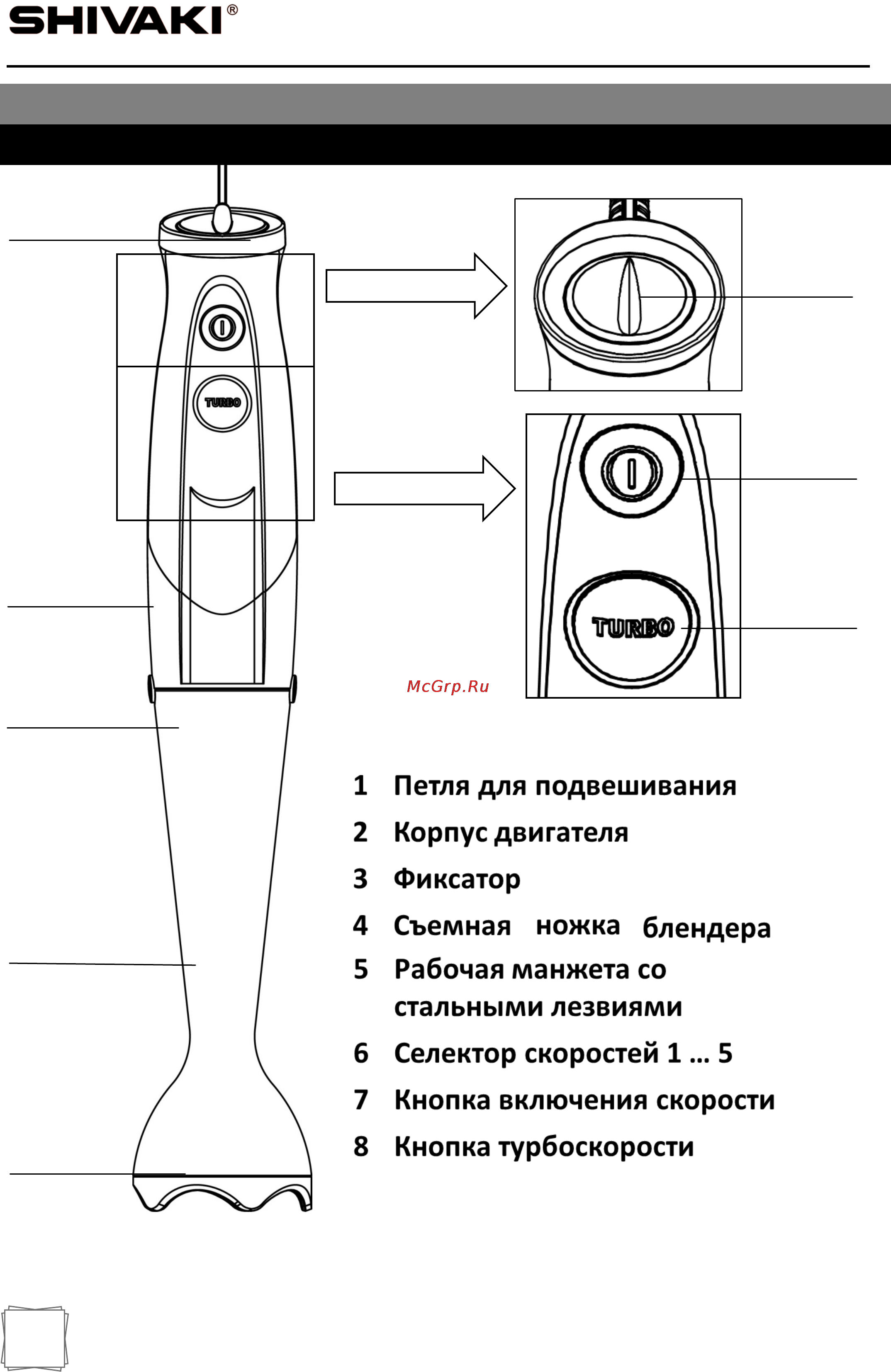 Shivaki SHB-3071 Инструкция по эксплуатации онлайн [2/18] 71988