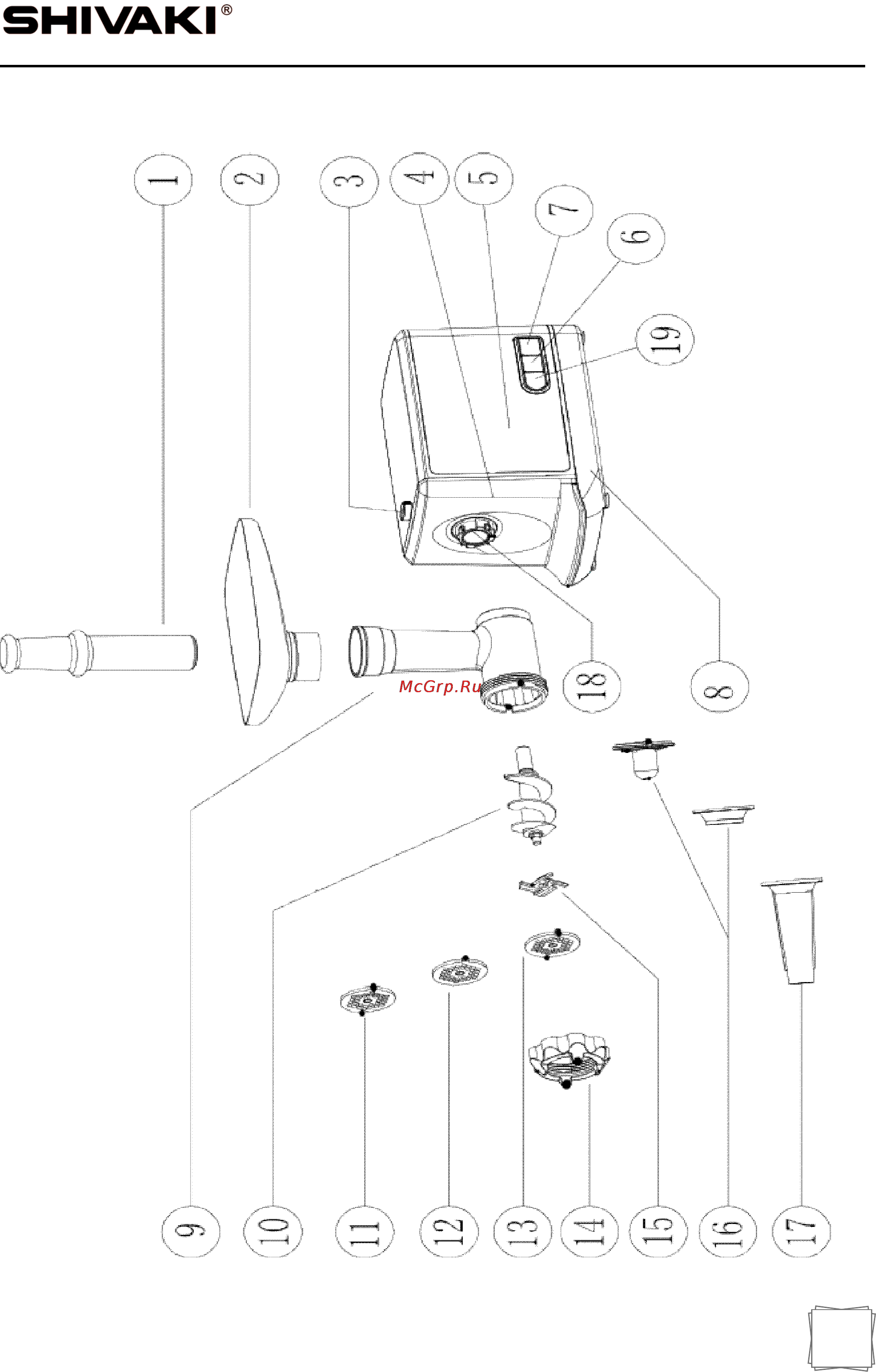 Shivaki SMG-5121 Инструкция по эксплуатации онлайн [2/21] 72012