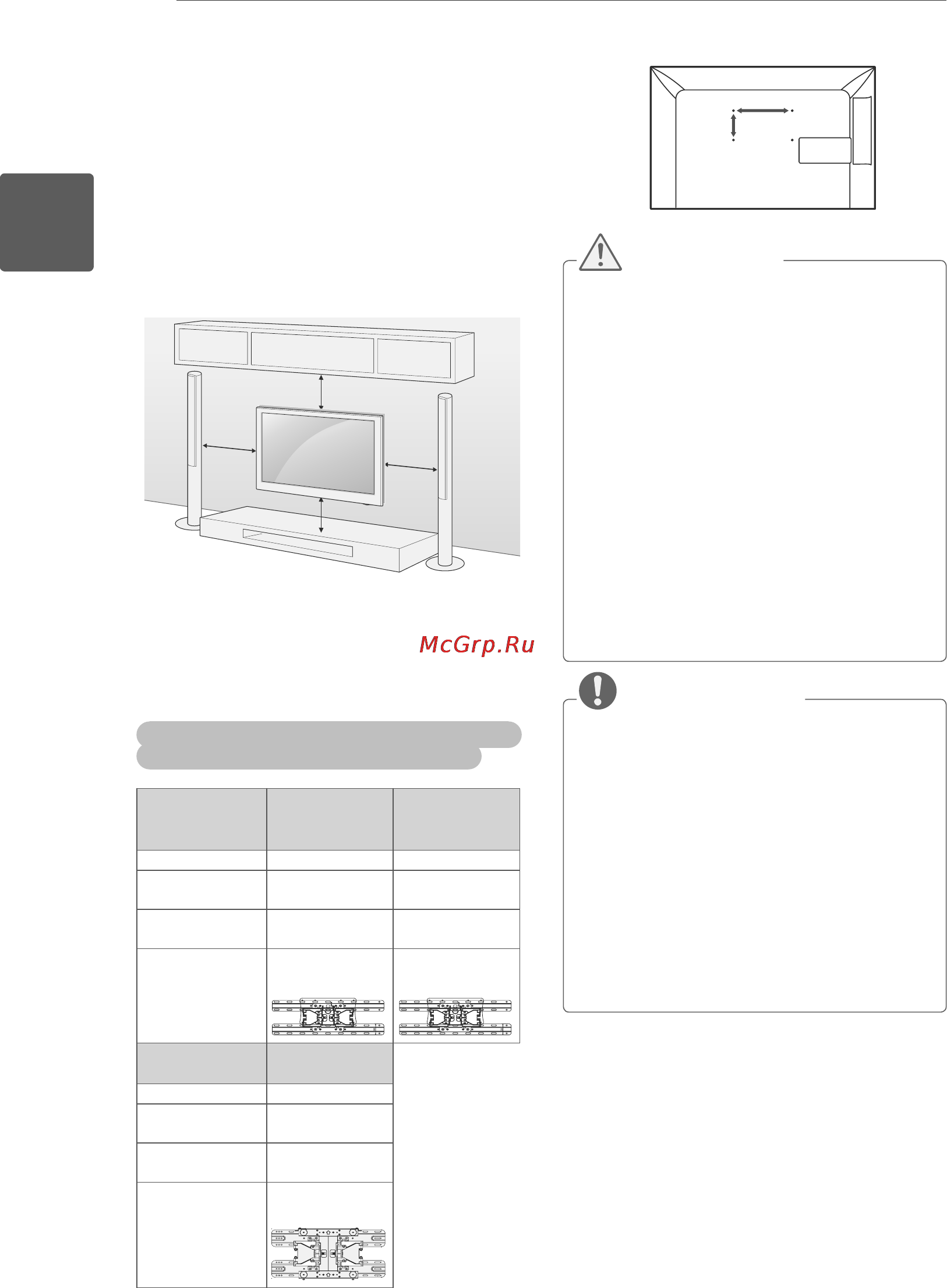 LG 19 LS3500 [24/32] Креплениенастене