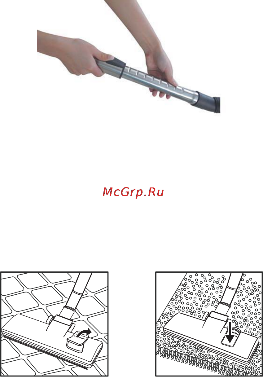 Shivaki SVC-1757R MUSSON [6/10] Комбинированная насадка для пола и для ковра