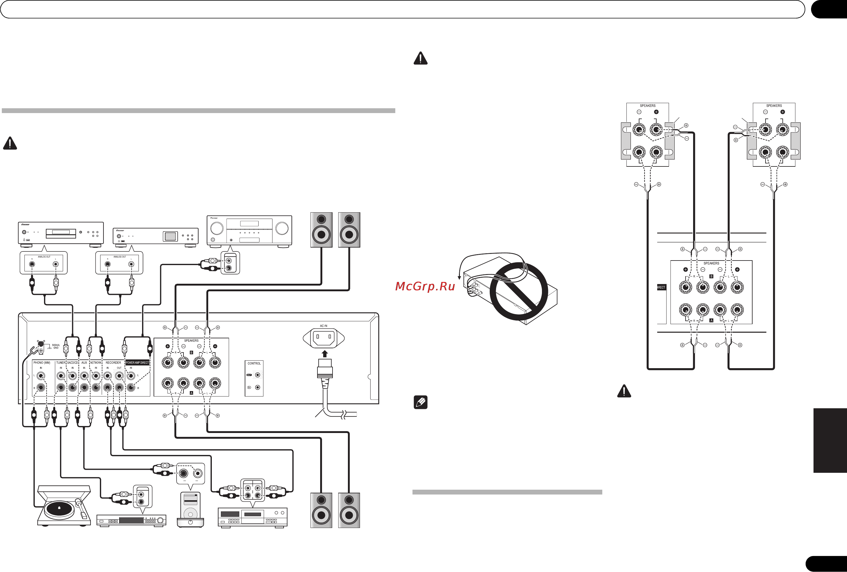 Pioneer A-30-K [65/88] Conexión