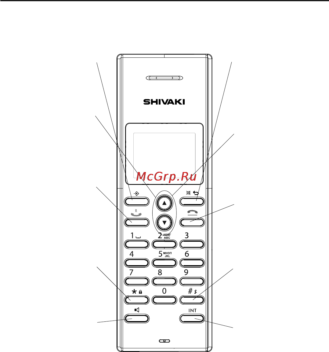 Shivaki SH-D6101 [4/48] Общий вид трубки