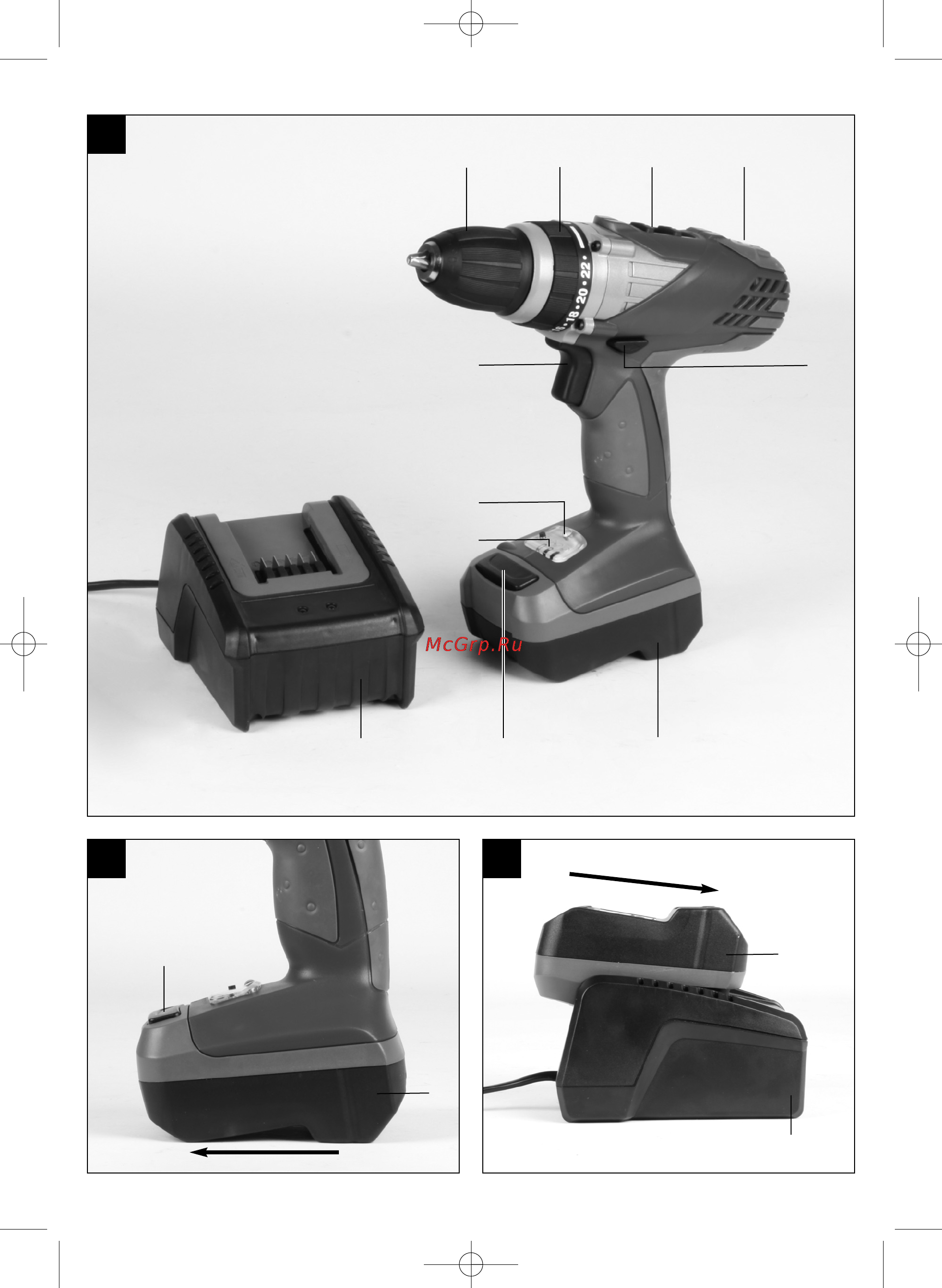 Einhell RT-CD 18/1 Li Инструкция по эксплуатации онлайн [3/124] 72290