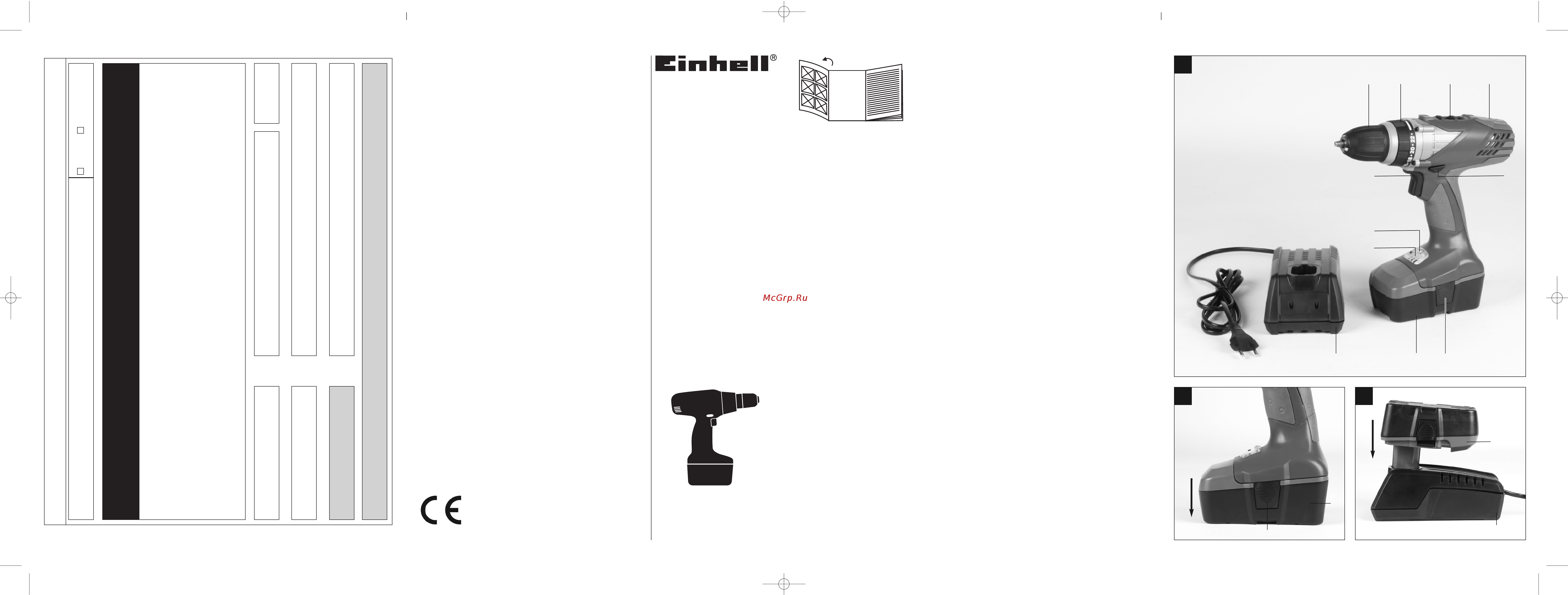 Einhell RT-CD 18/1 Инструкция по эксплуатации онлайн