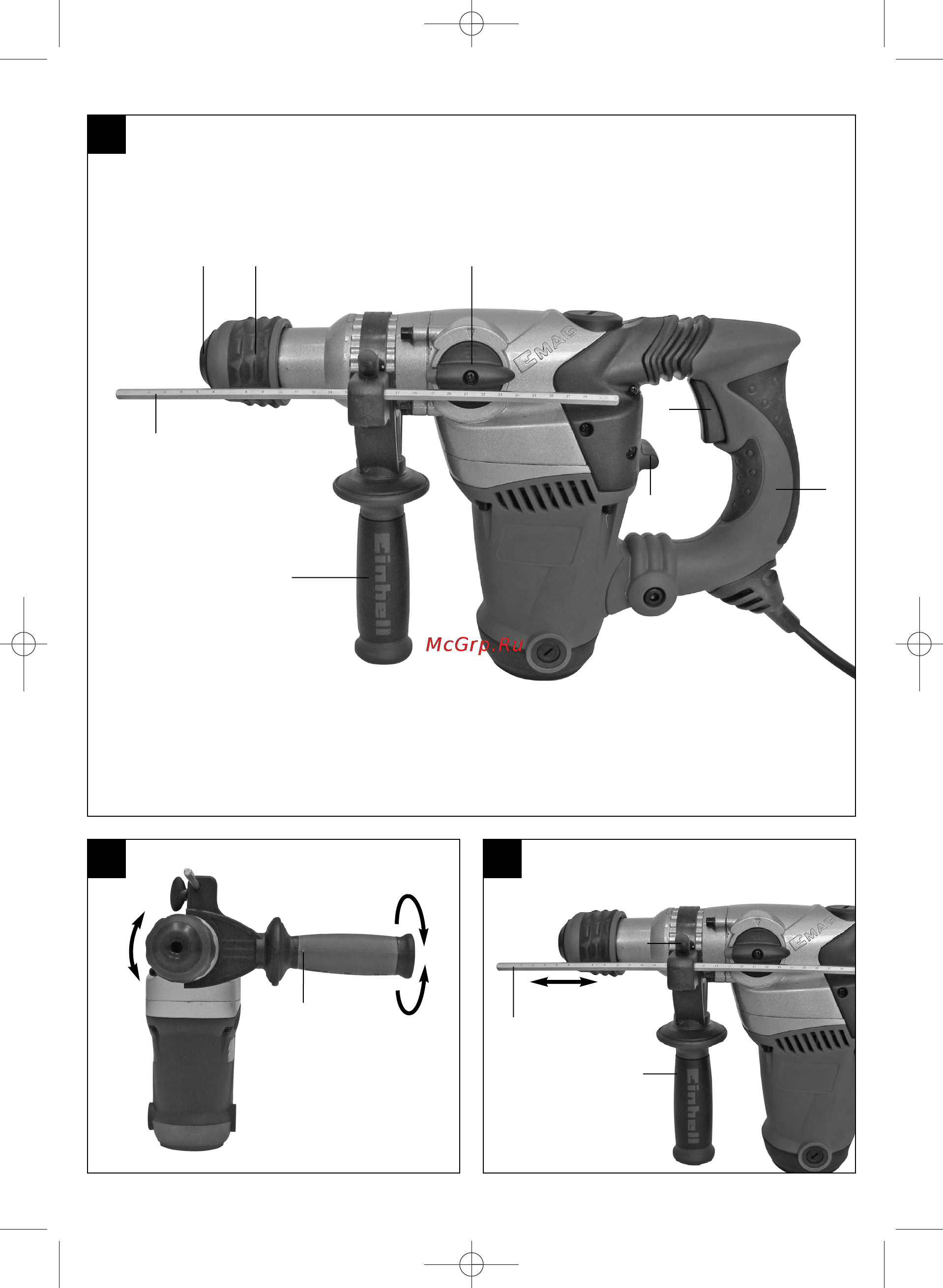 Einhell RT-RH 32 Инструкция по эксплуатации онлайн [3/60] 72379