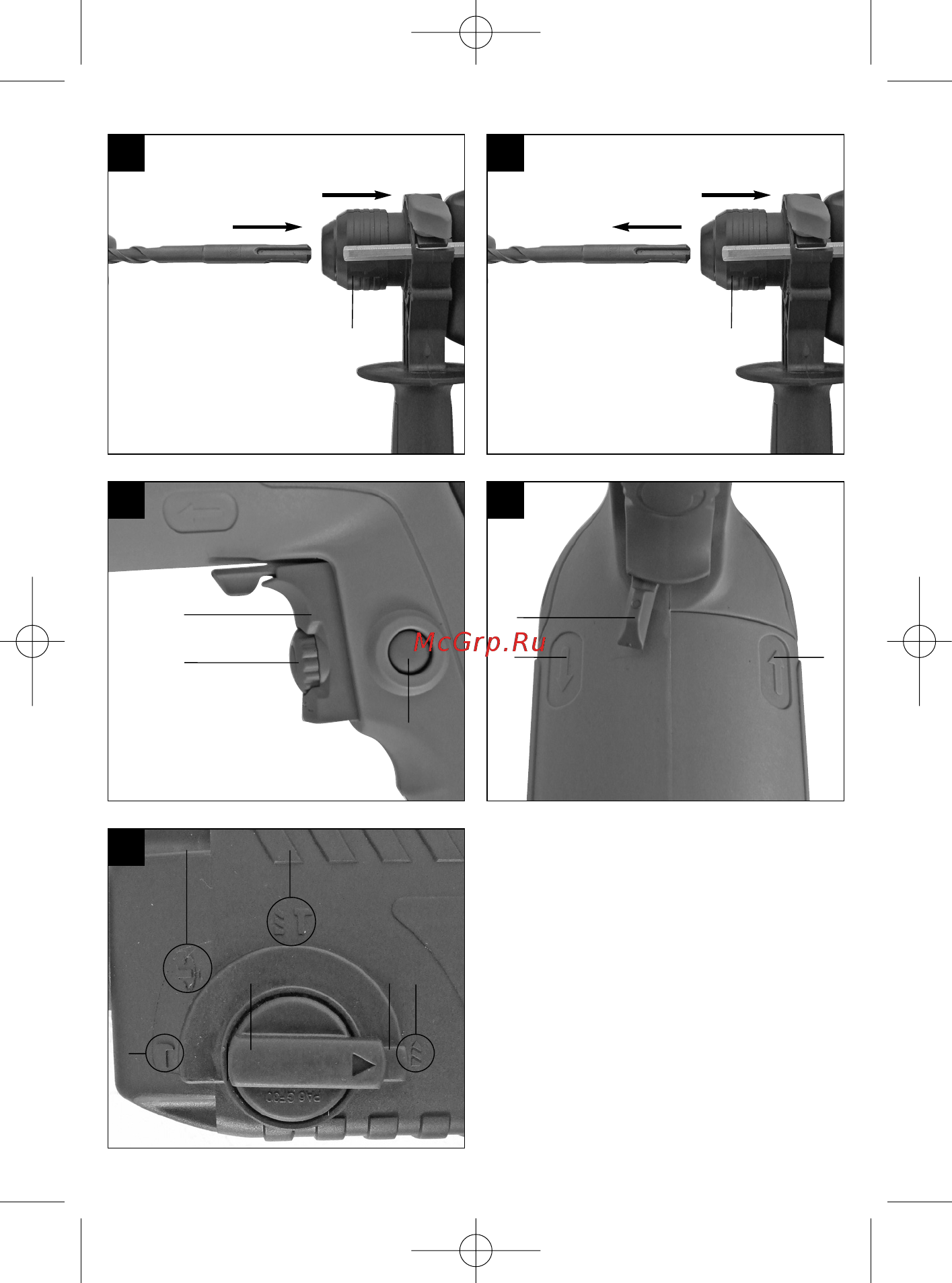 Einhell BT-RH 920 E (4258214) Инструкция по эксплуатации онлайн [4/56] 328839