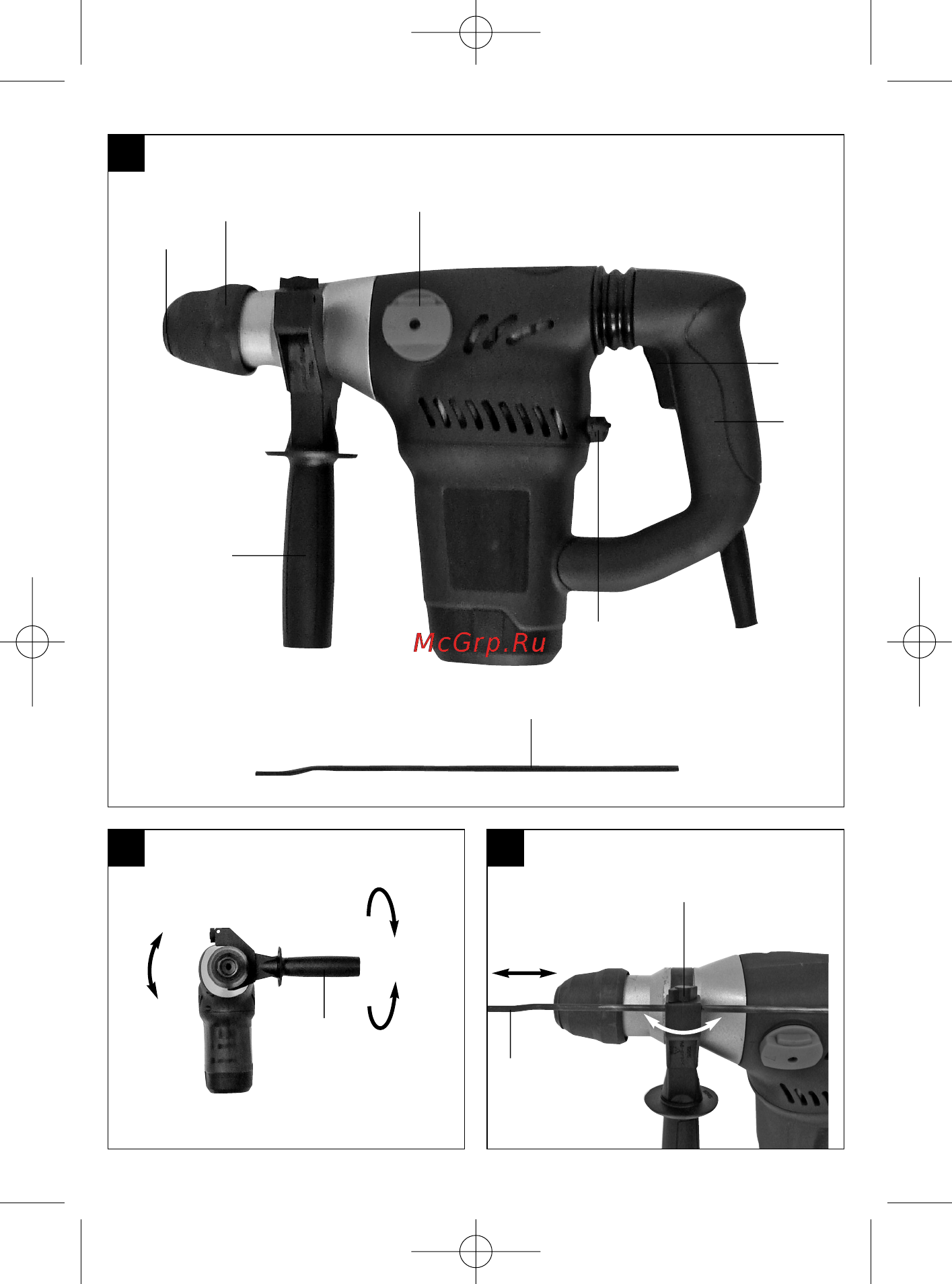 Einhell BT-RH 1500 Инструкция по эксплуатации онлайн [3/56] 72392