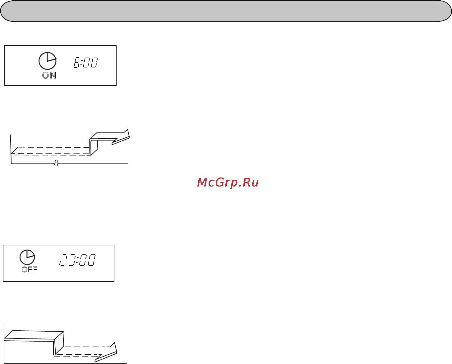 Midea PRESTIGE MSX-24HRN1 [15/24] Пример установок таймера