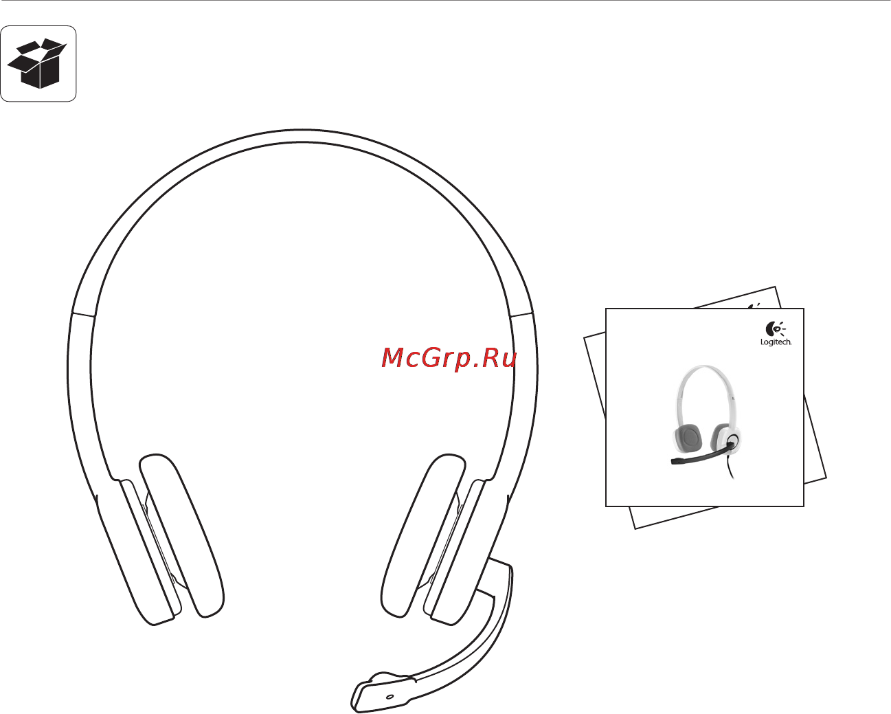 Logitech Stereo Headset H150 Инструкция по эксплуатации онлайн [2/9] 72436