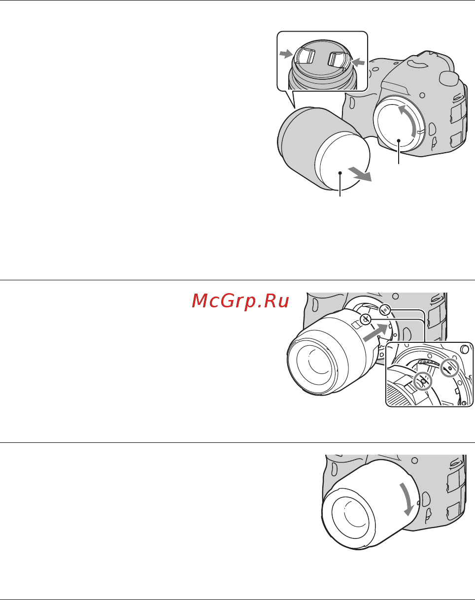 Sony SLT-A65V [28/251] Установка объектива