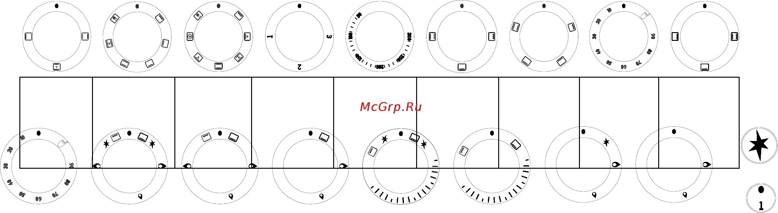 Erisson GG50/55S [7/20] Когда плита нагрета никогда не касайтесь стекла двери духовки руками