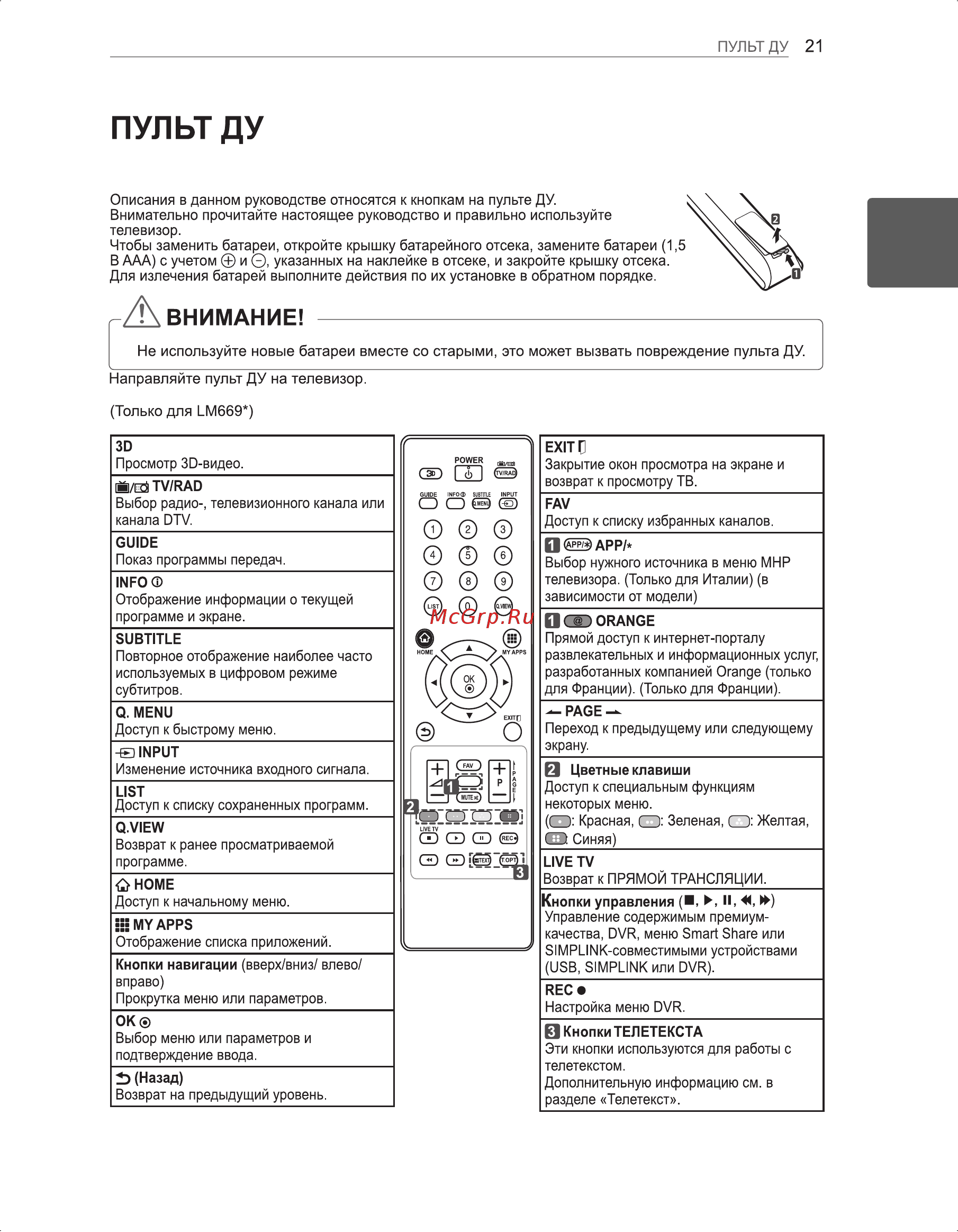 LG 47 LS562T Инструкция по эксплуатации онлайн [28/116] 73451