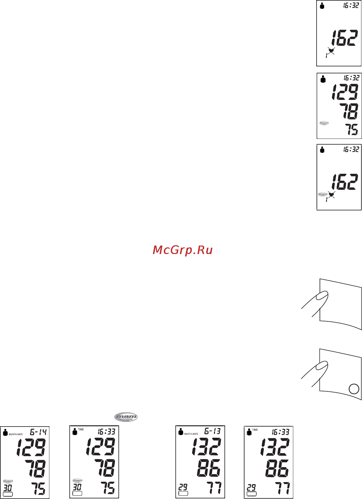 Microlife BP 3AC1-1 Инструкция по эксплуатации онлайн [14/66] 72590