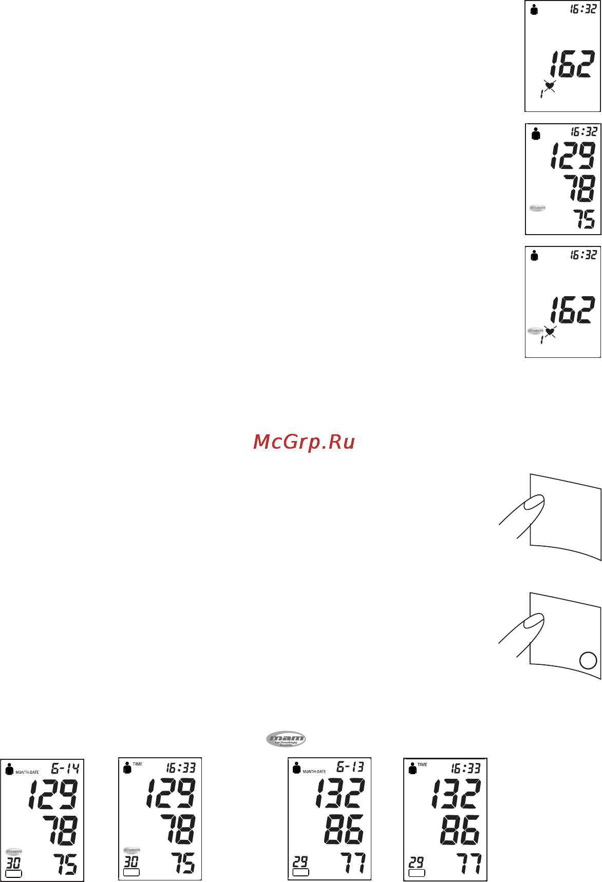 Microlife BP 3AC1-1 Инструкция по эксплуатации онлайн [30/66] 72590