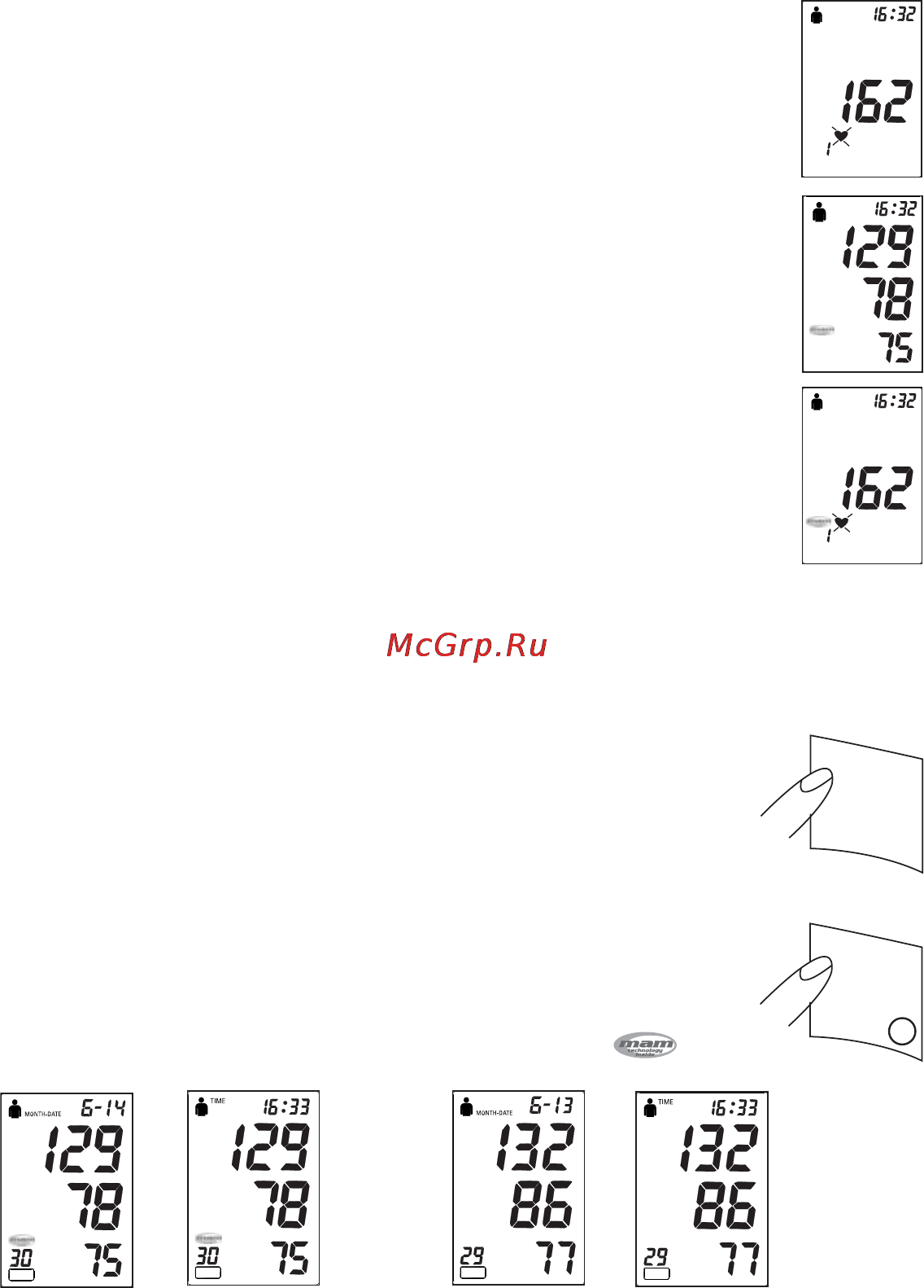 Microlife BP 3AC1-1 Инструкция по эксплуатации онлайн [62/66] 72590