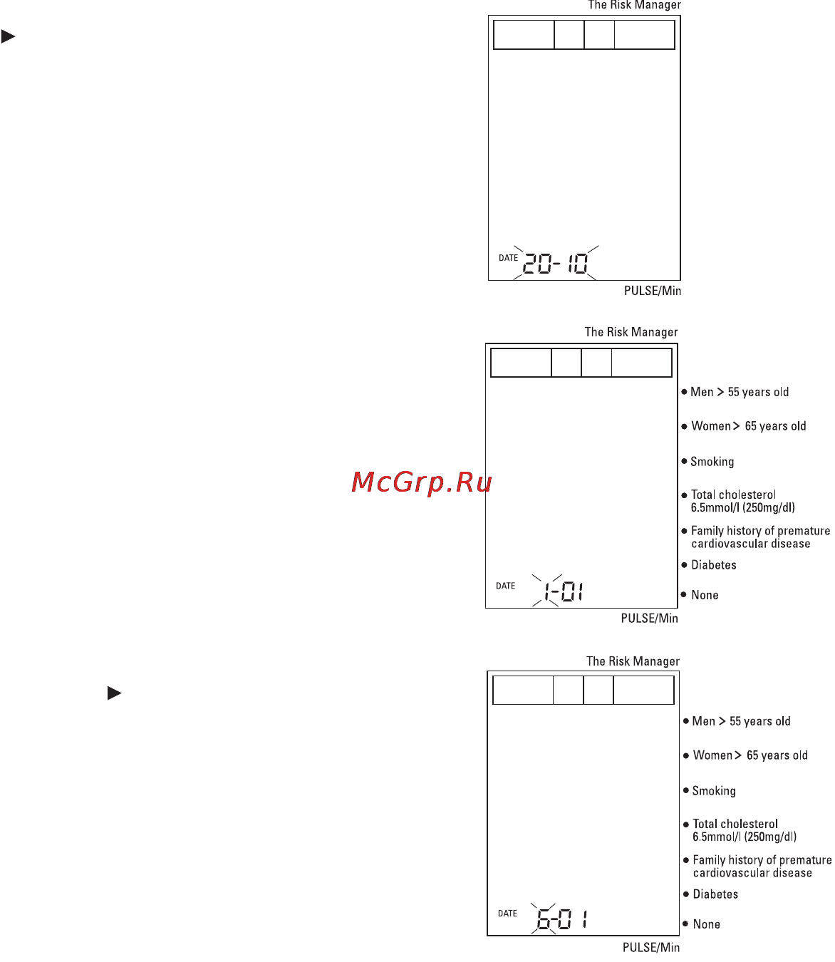 Microlife BP RM 100 Инструкция по эксплуатации онлайн [11/66] 72593