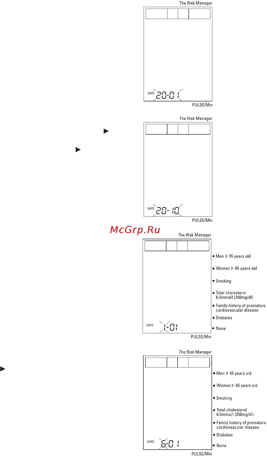Microlife BP RM 100 Инструкция по эксплуатации онлайн [27/66] 72593
