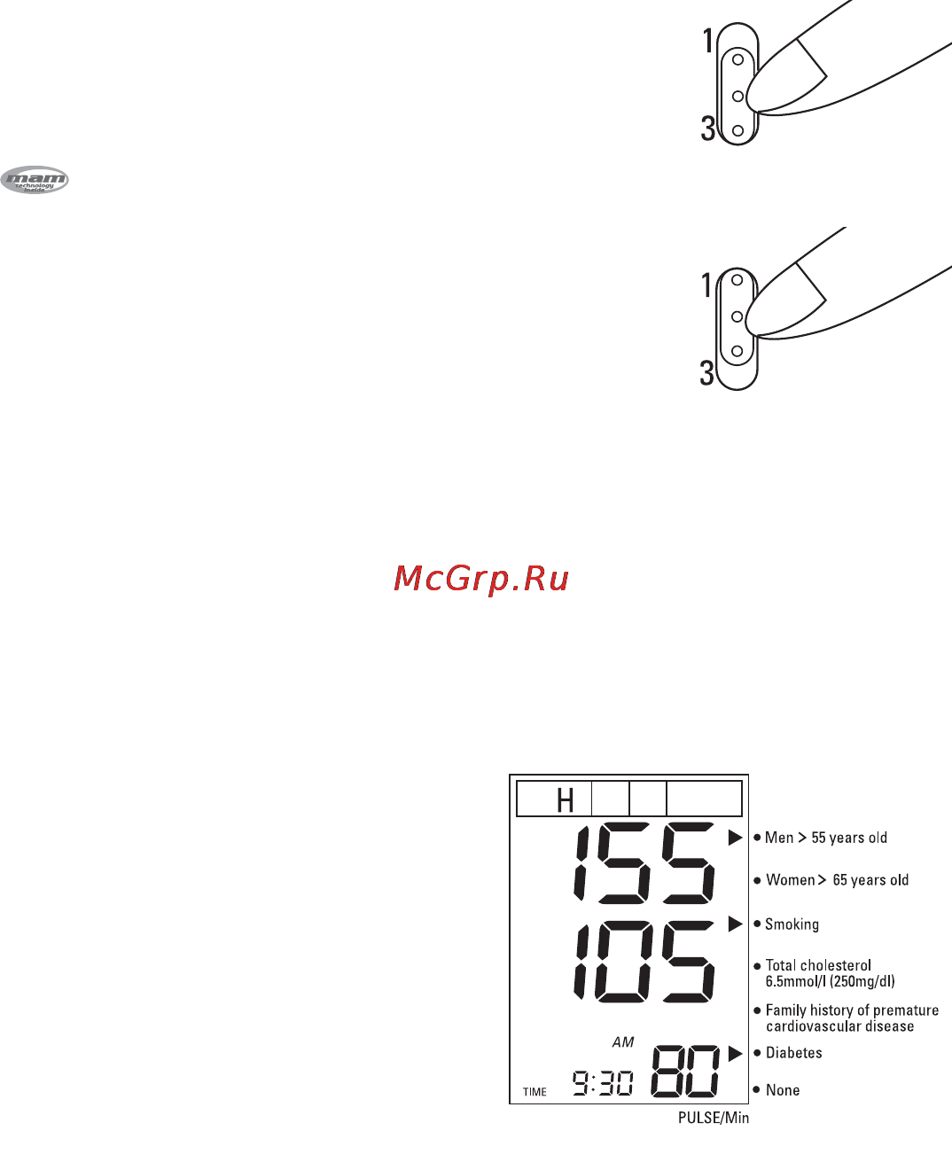 Microlife BP RM 100 Инструкция по эксплуатации онлайн [30/66] 72593