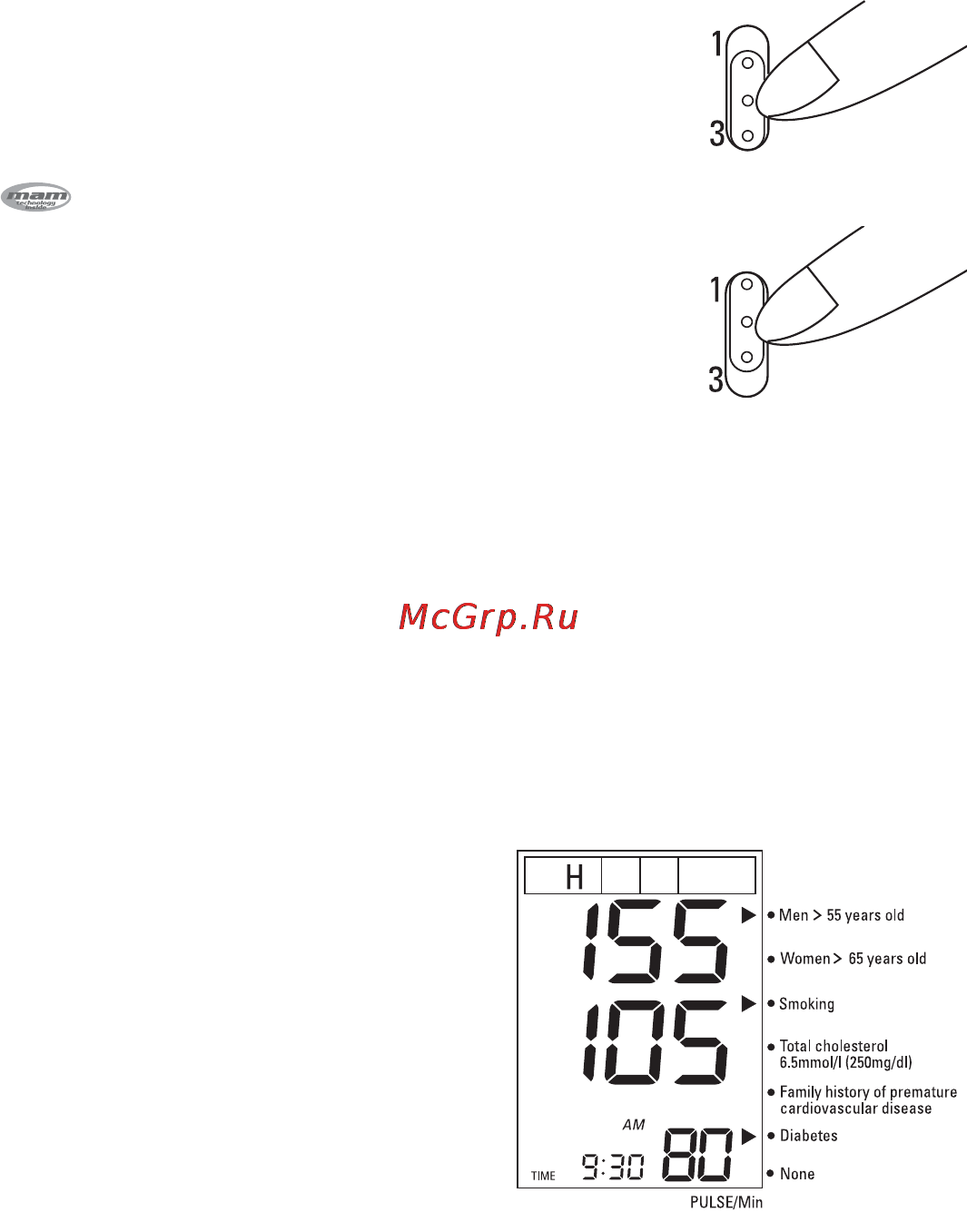 Microlife BP RM 100 Инструкция по эксплуатации онлайн [46/66] 72593