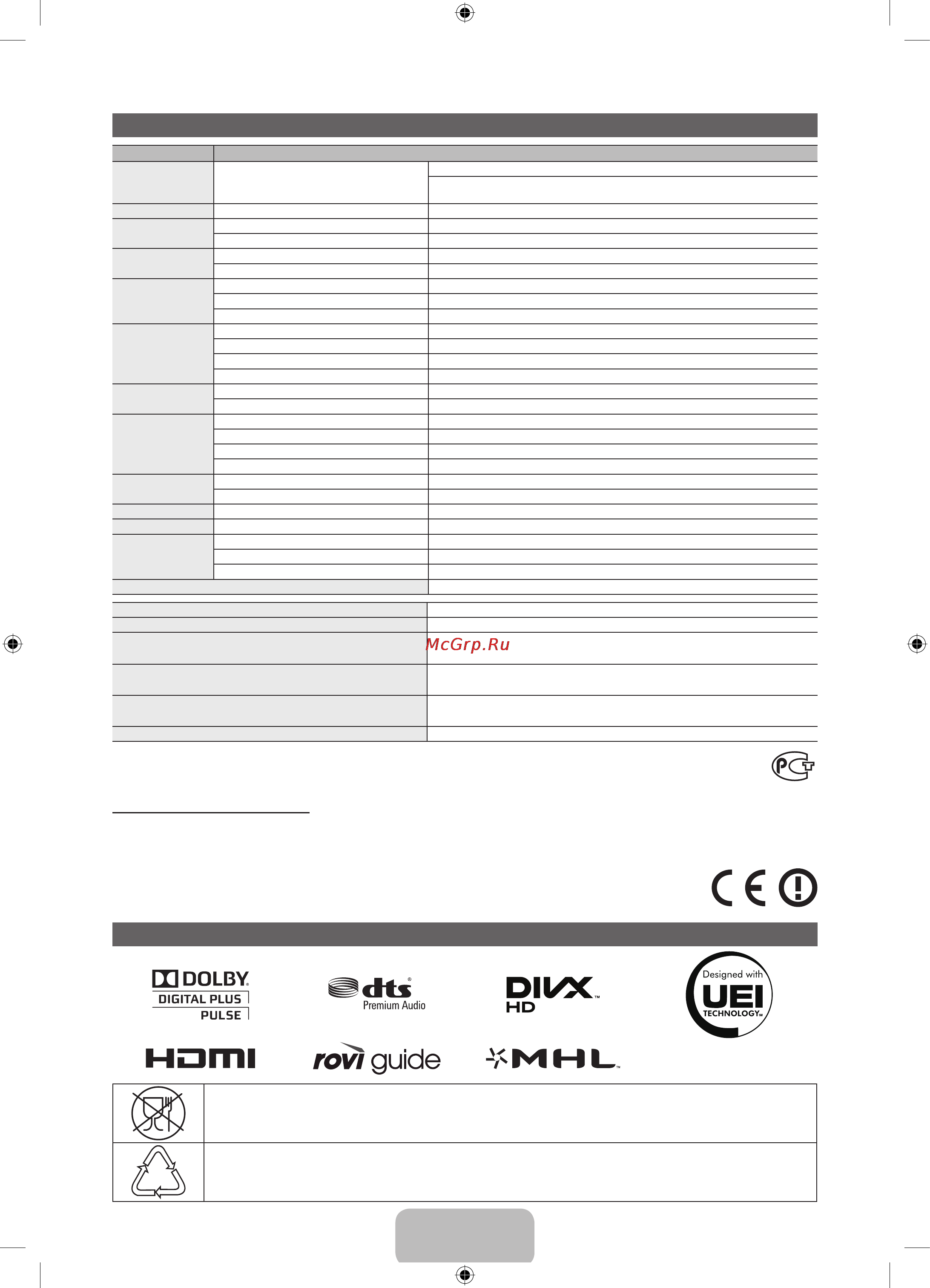 Samsung PS64 E8007GU [24/47] Русский 24