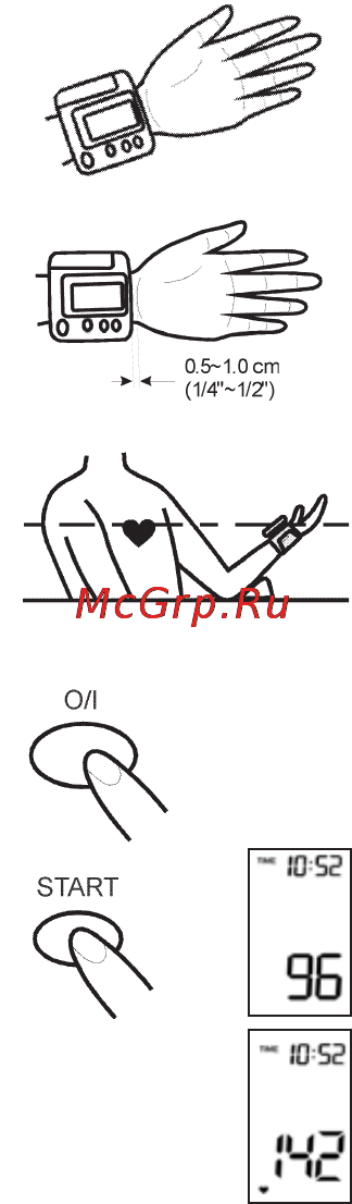 Microlife BP 3BEO-4 [10/50] Fitting the cuff