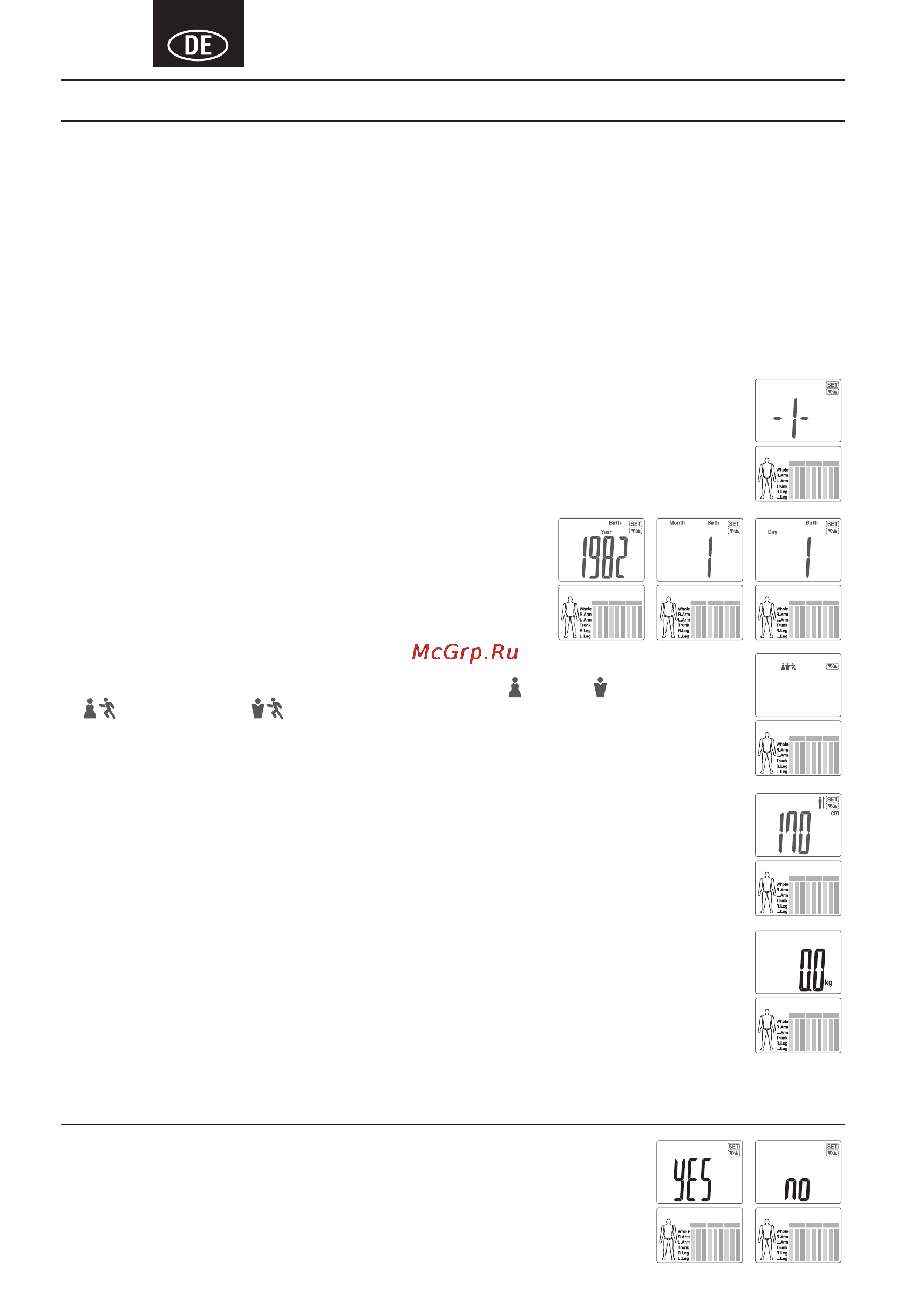 Tanita BC 545N [16/84] Persönliche angaben einstellen und speichern