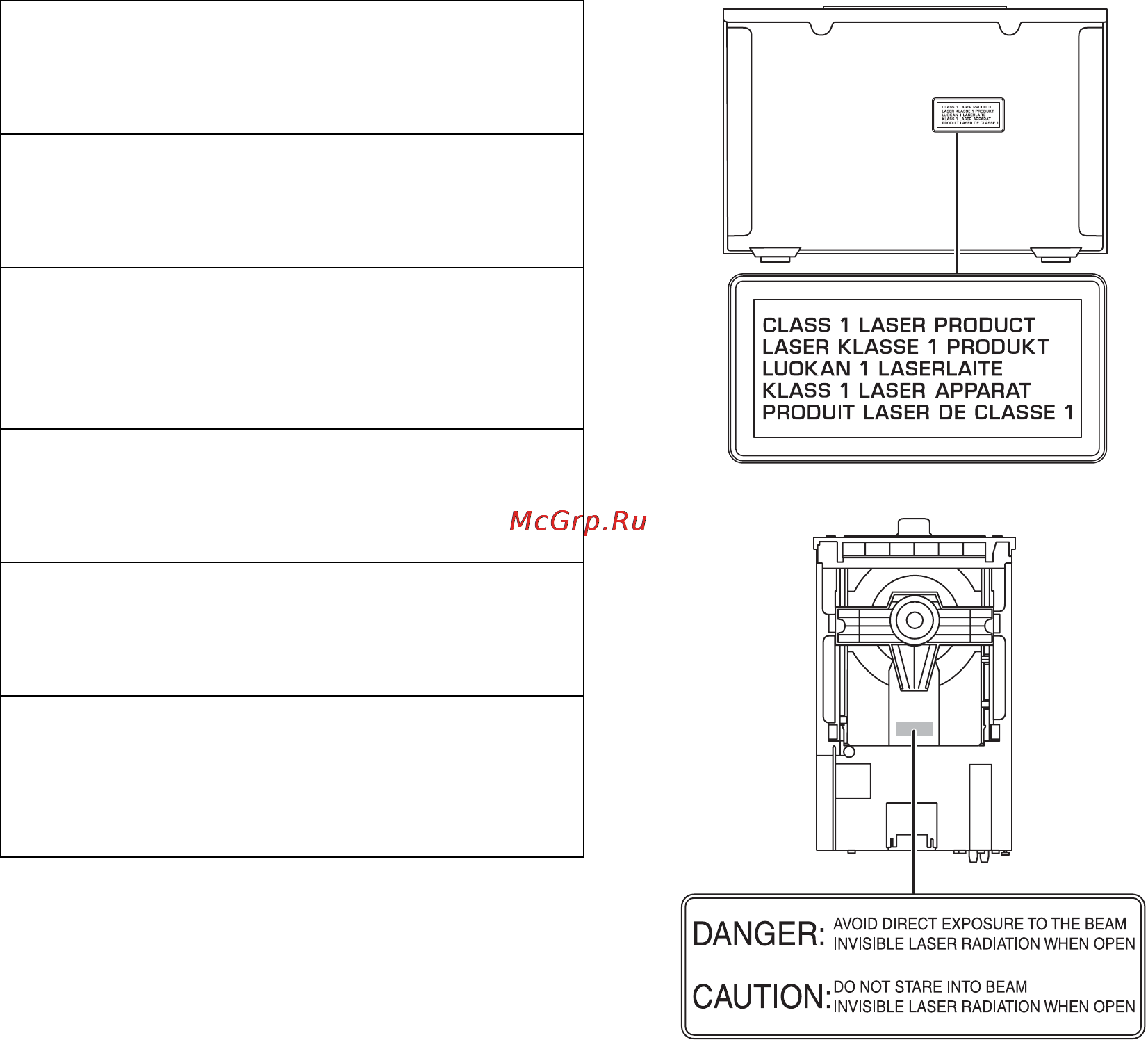 Yamaha MCR-040 Light/Blue Инструкция по эксплуатации онлайн [2/25] 72660