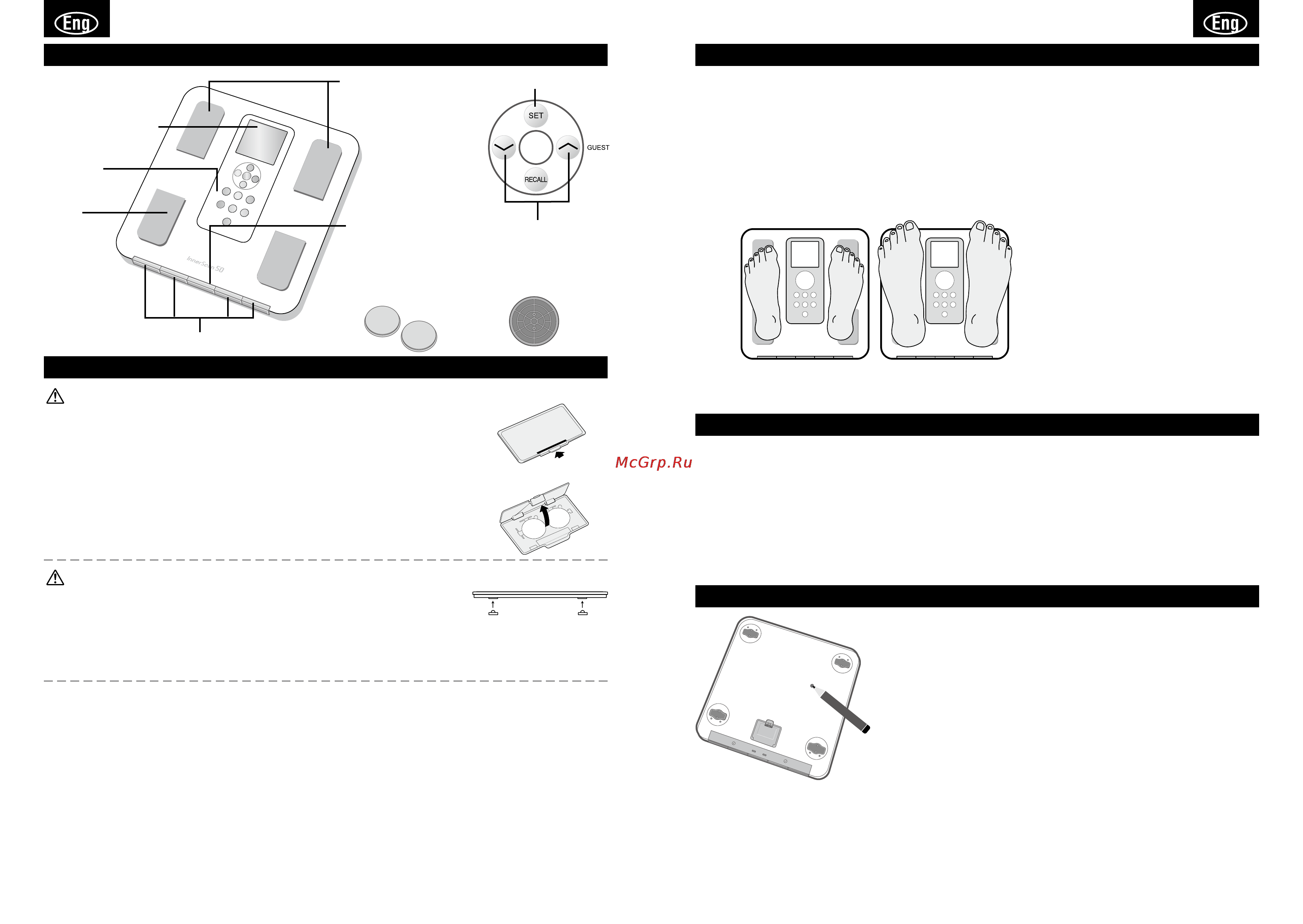 Tanita BC-351 [3/27] Featuresandfunctions