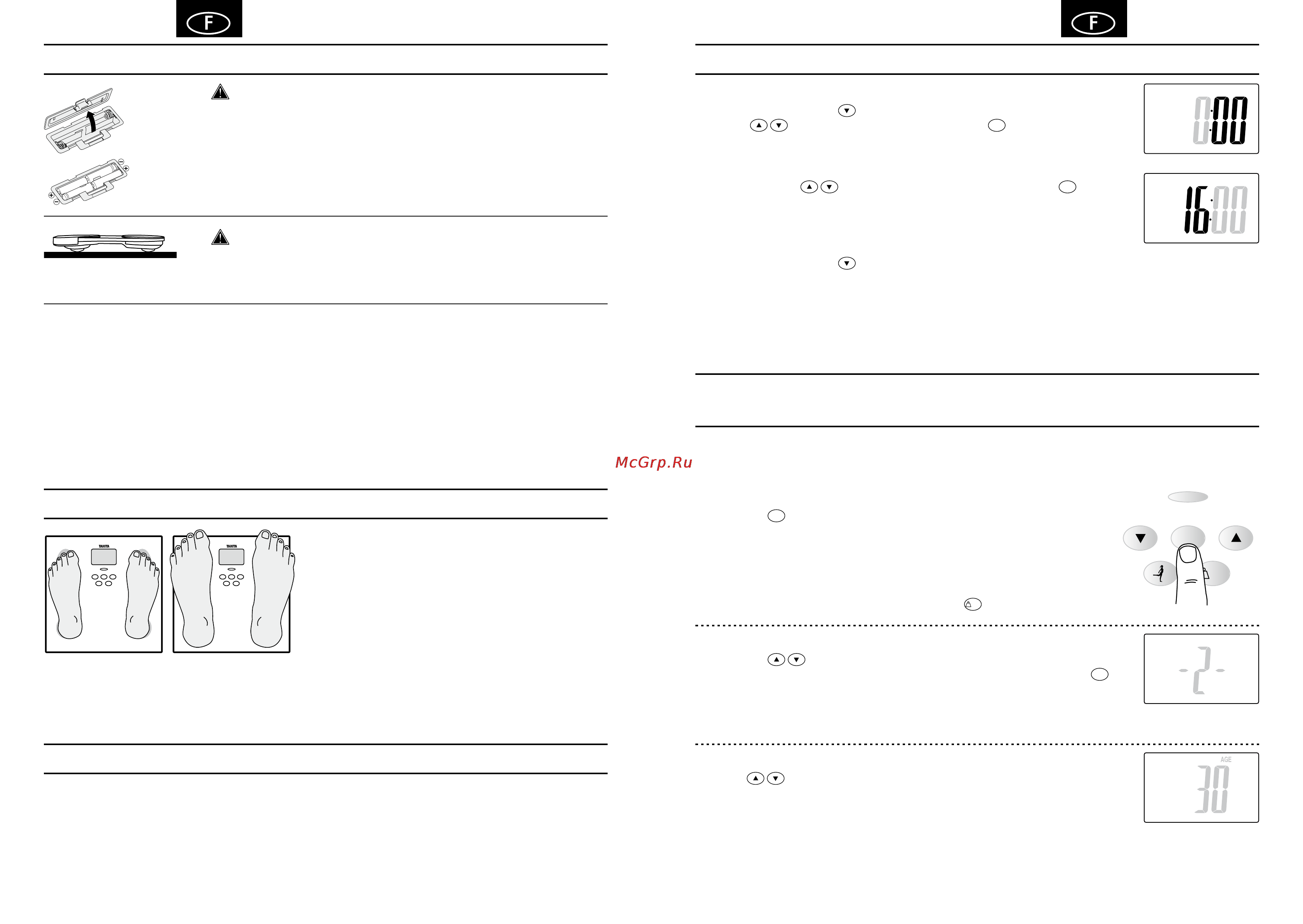 Tanita BC-581 FitPLUS [11/31] Avantutilisation