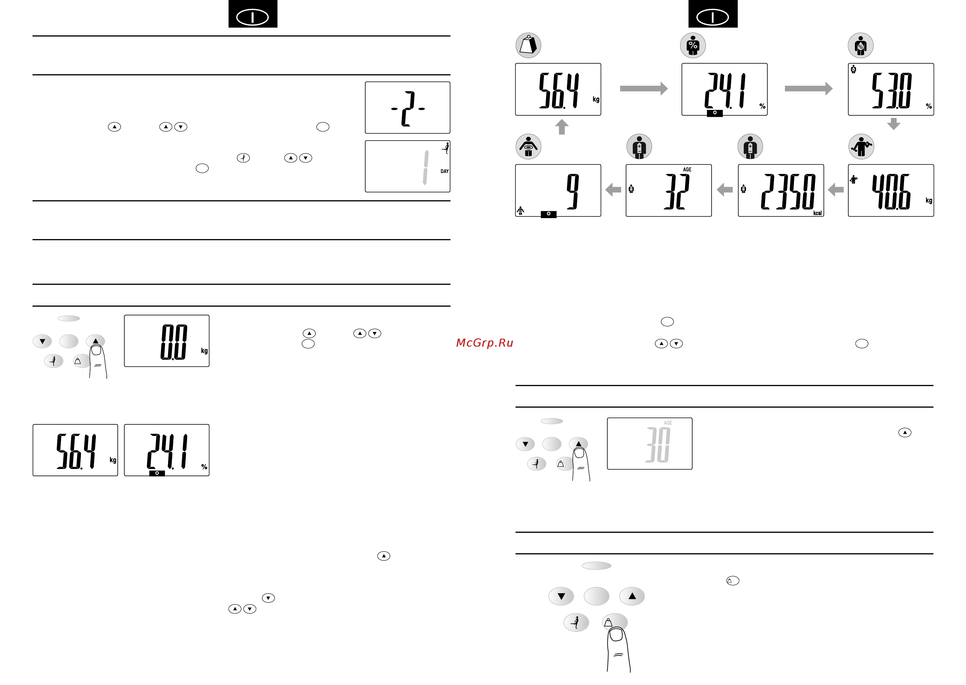 Tanita BC-581 FitPLUS [21/31] Gaststandprogrammeren