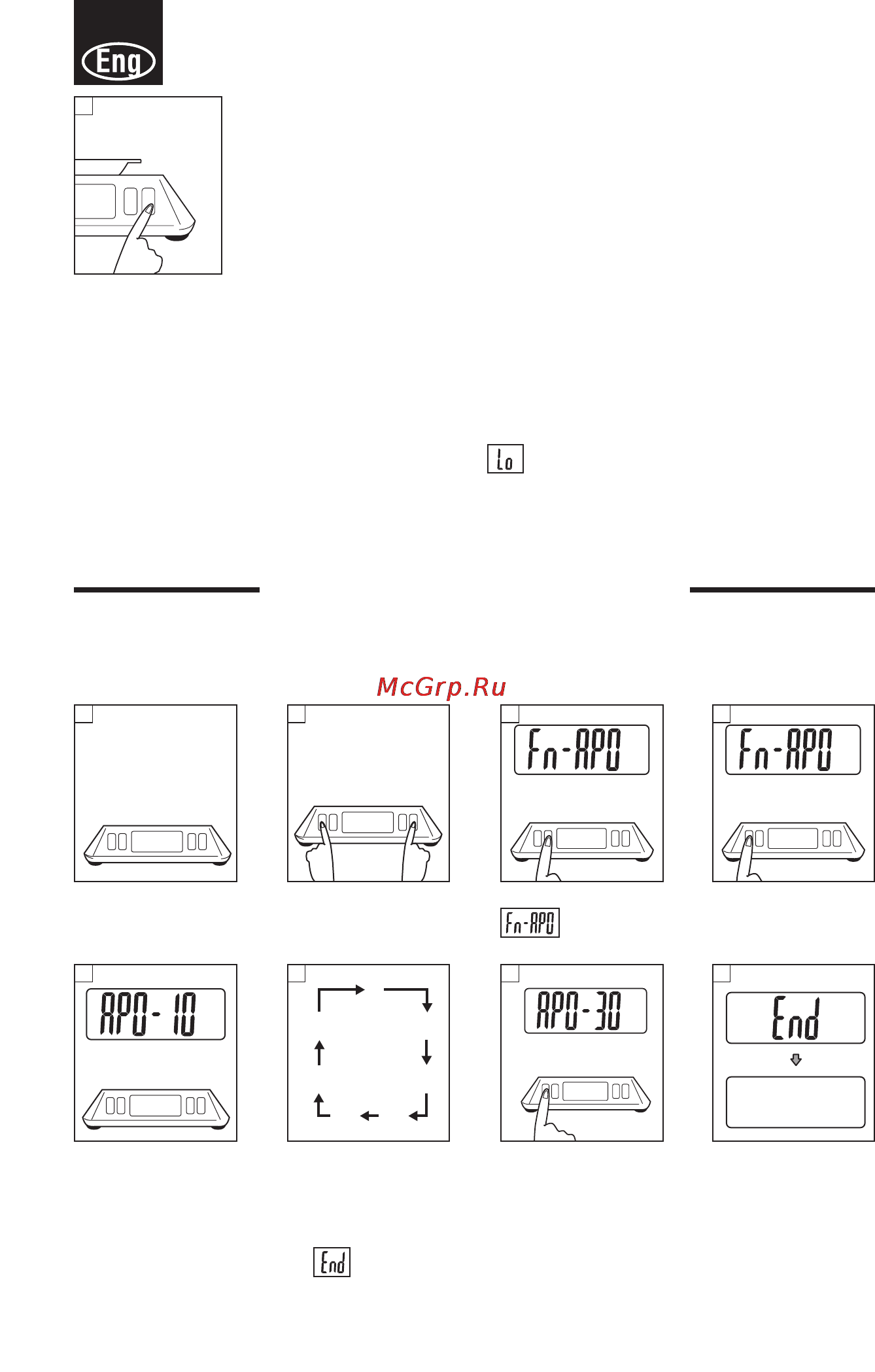 Tanita KP-601 [8/13] Programming auto power off
