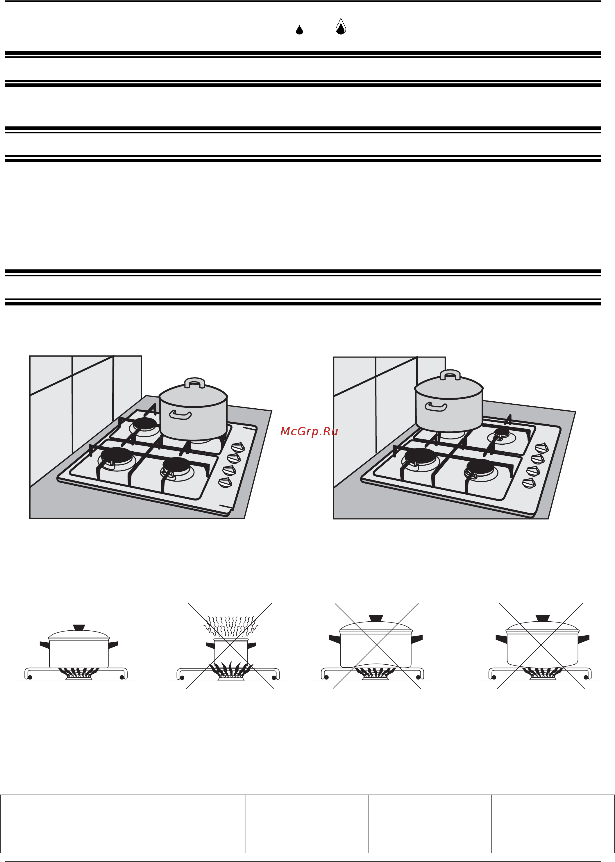 Fagor 6FI-4GLSX [12/52] Turning off burners