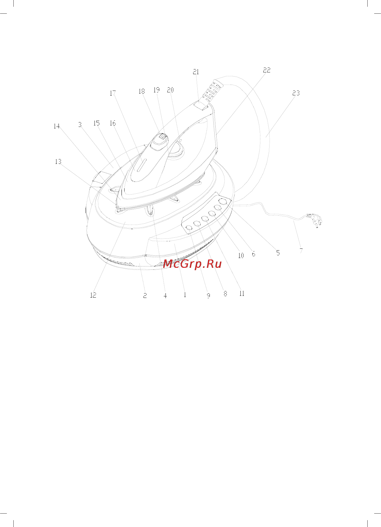 Sinbo SSI 2852 [3/46] C hazin tanitimi name of parts