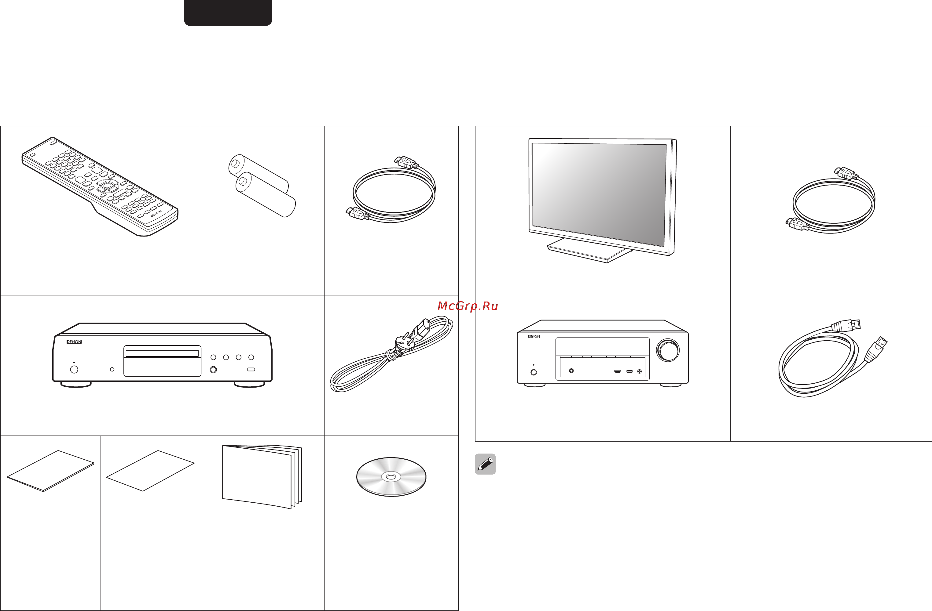 Denon DBT-1713UD [3/10] Необходимо для установки
