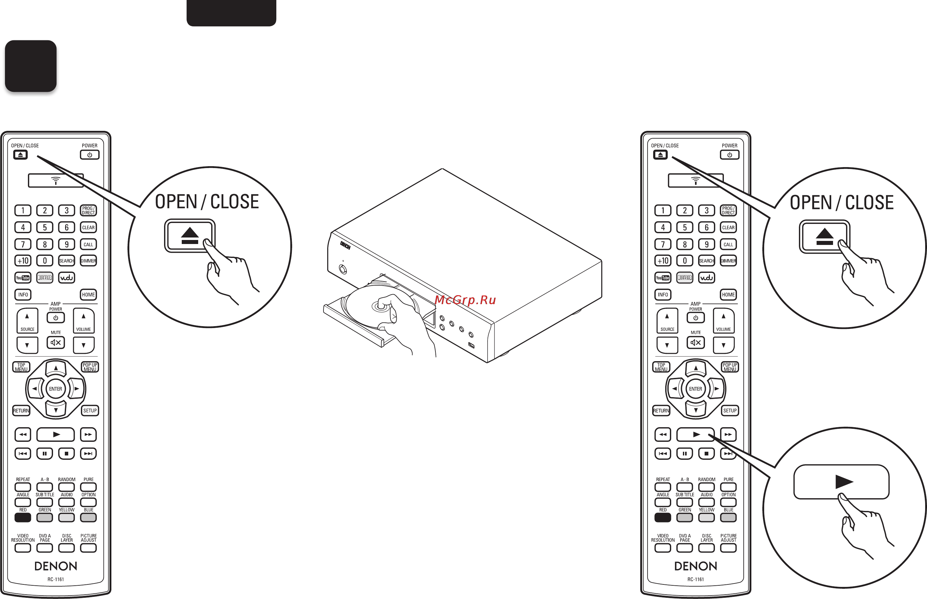 Denon DBT-1713UD [7/10] Вставьте диск и начните воспроизведение