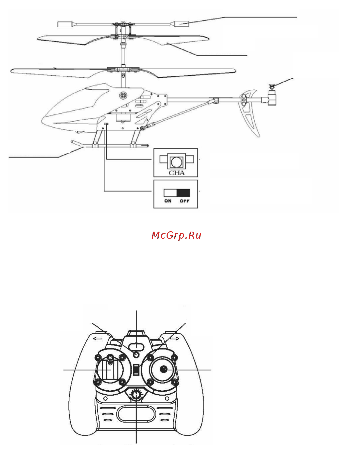 Func Dragon-01 вертолет на инфракрасном управлении Инструкция по эксплуатации онлайн [3/9] 72940