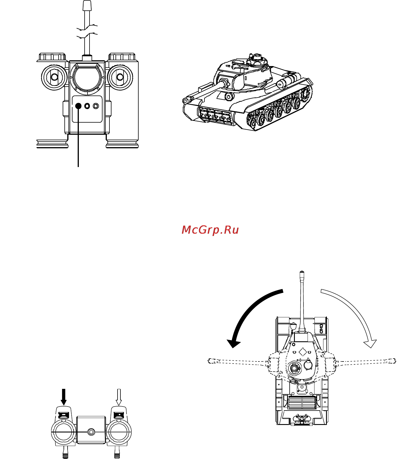 Func BT-34 радиоуправляемый танк (2 шт.) Инструкция по эксплуатации онлайн [5/10] 72946