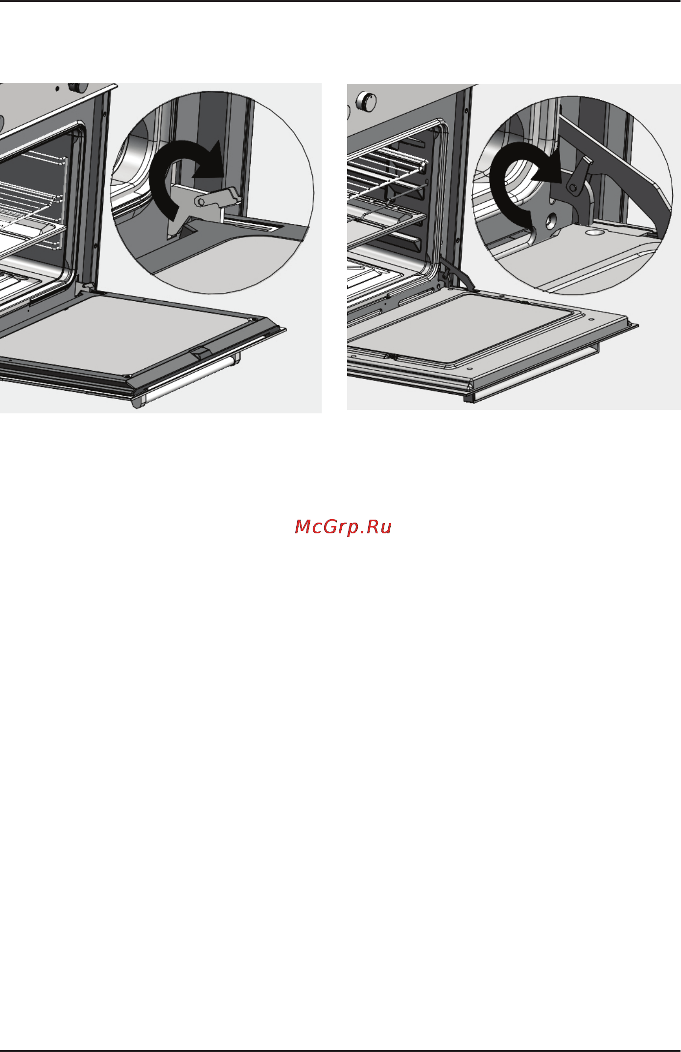 Korting OGG1052CRN [15/26] Демонтаж дверцы духового шкафа