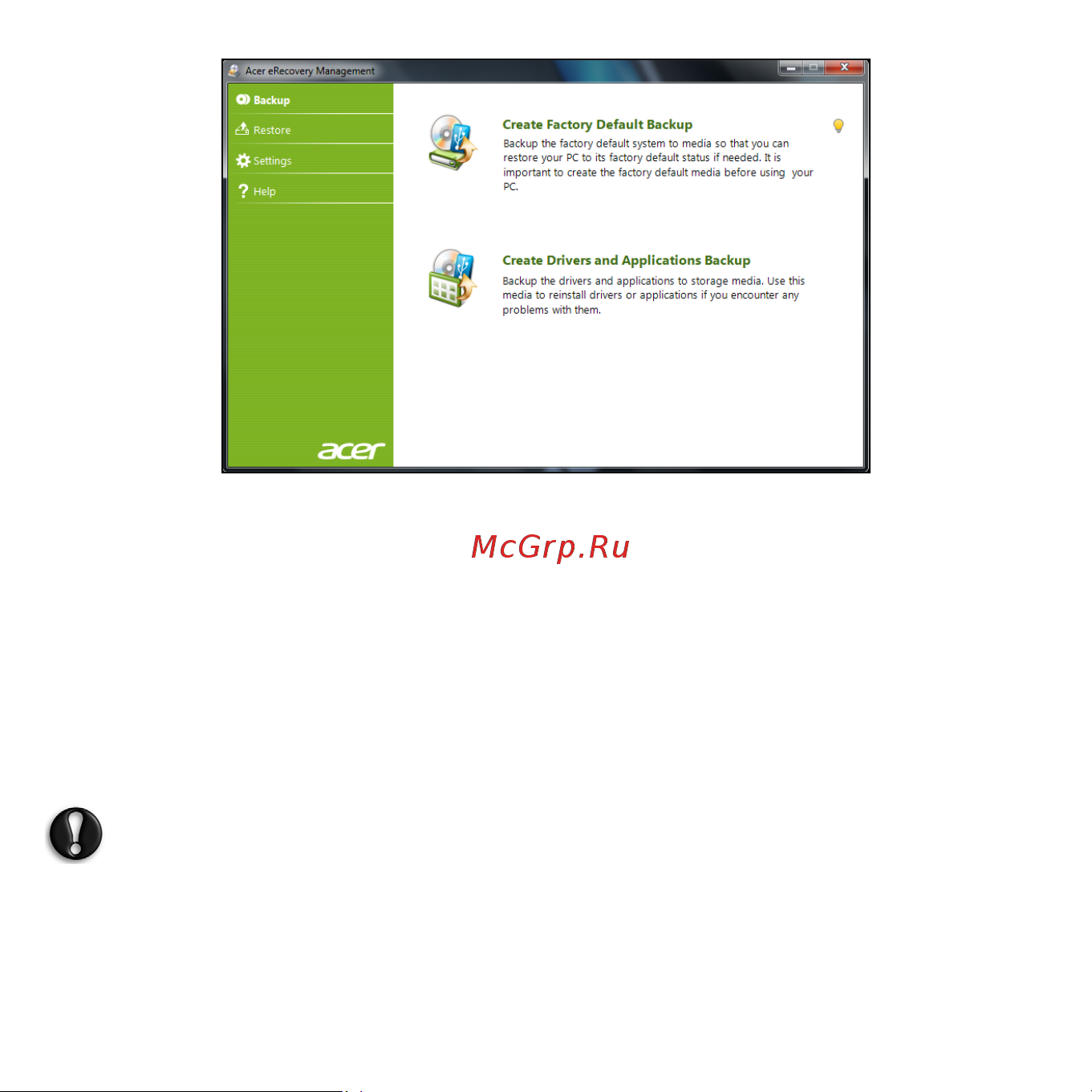 Acer Aspire M5-581TG-53316G12Mass Инструкция по эксплуатации онлайн [46/105] 73090