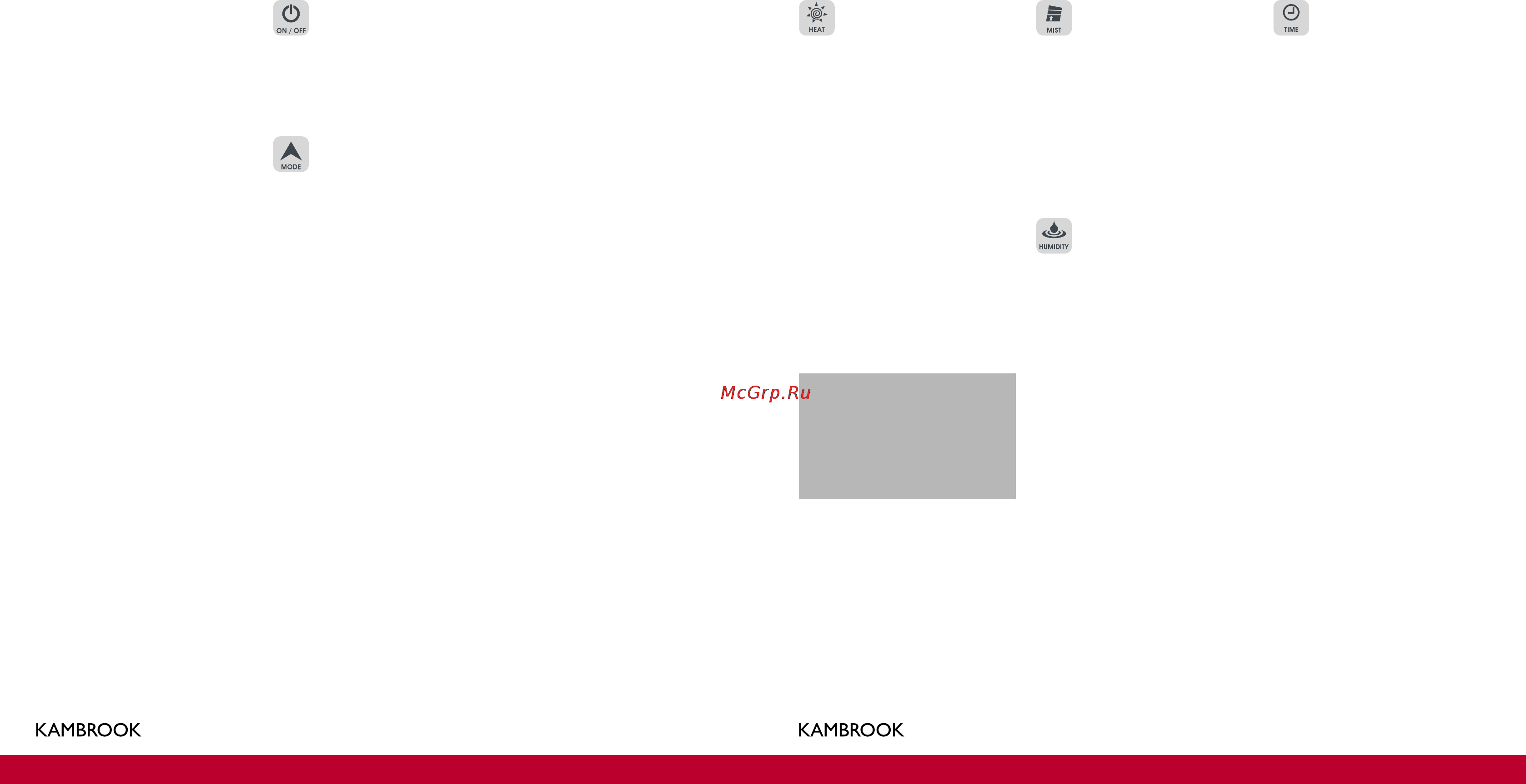 Kambrook KHF400 [4/7] Кнопка выбора режима работы