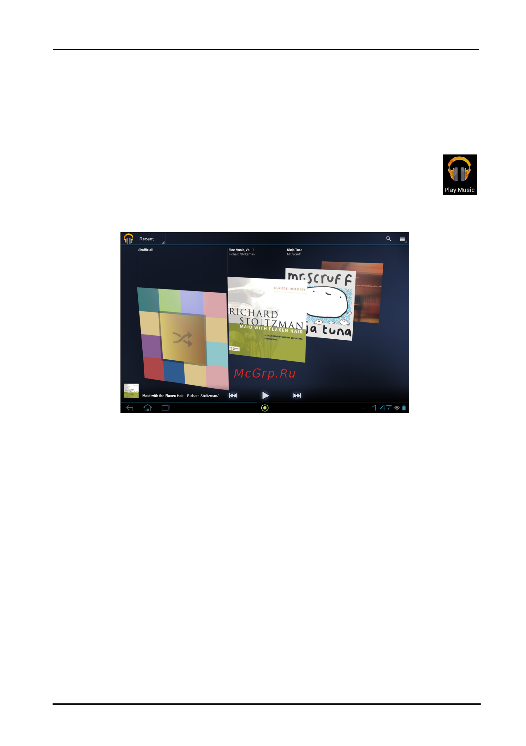 Acer A701 64Gb Black [40/71] Воспроизведение мультимедийных файлов