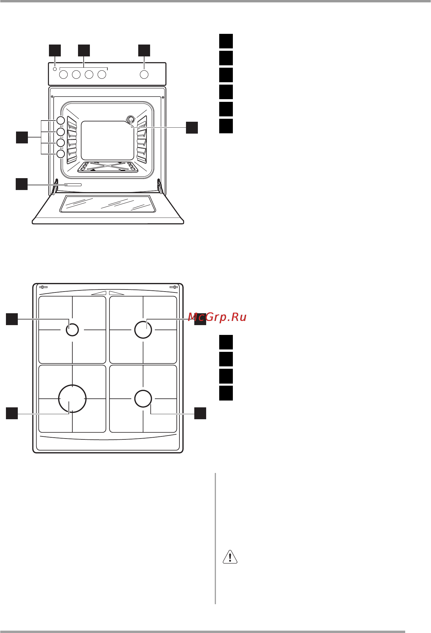 Zanussi ZCG561GL [7/68] Бұйым сипаттамасы